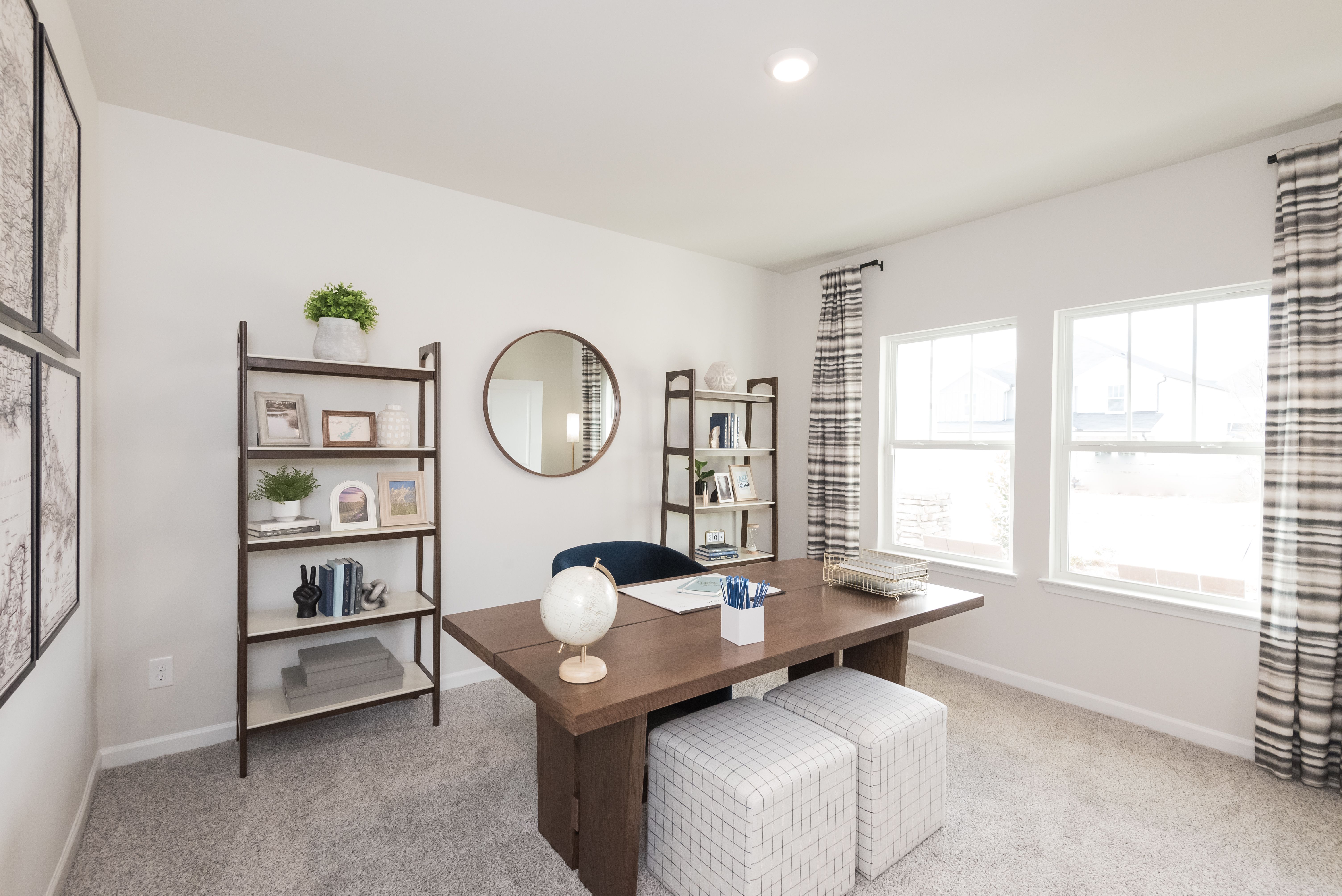 The Chatham floorplan with the Elemental White interior package modeled at Hamilton Crossing.