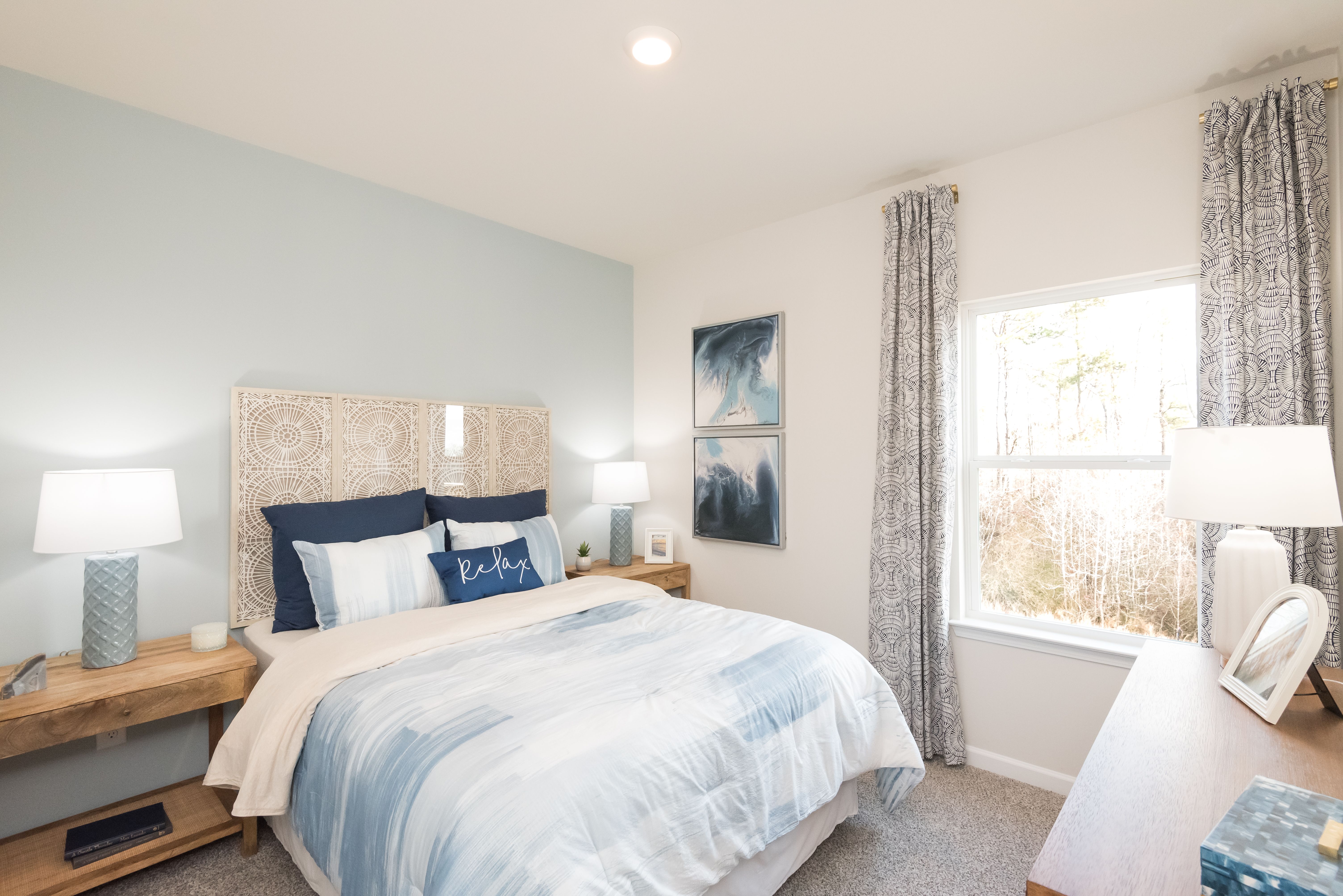 The Chatham floorplan with the Elemental White interior package modeled at Hamilton Crossing.
