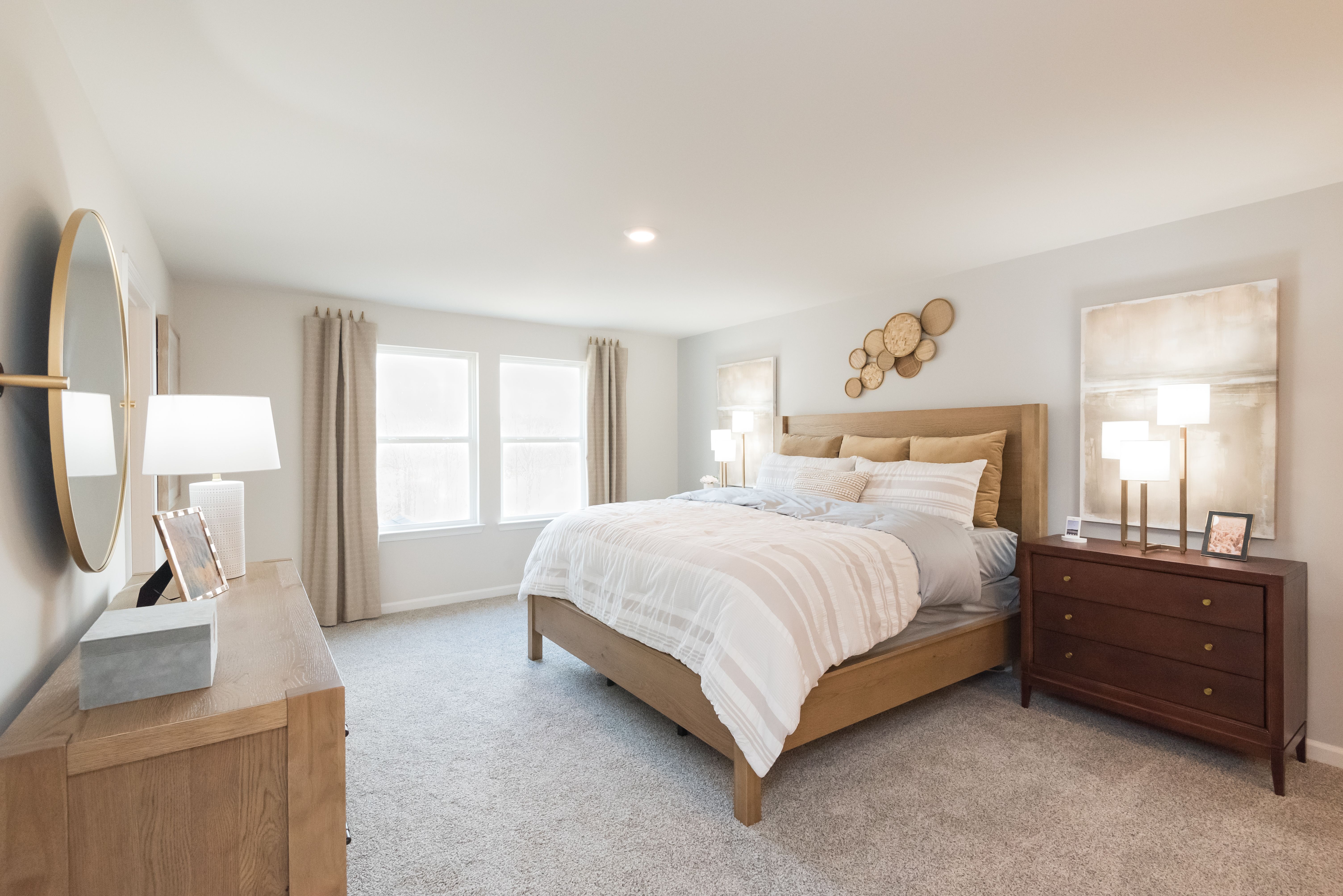 The Chatham floorplan with the Elemental White interior package modeled at Hamilton Crossing.