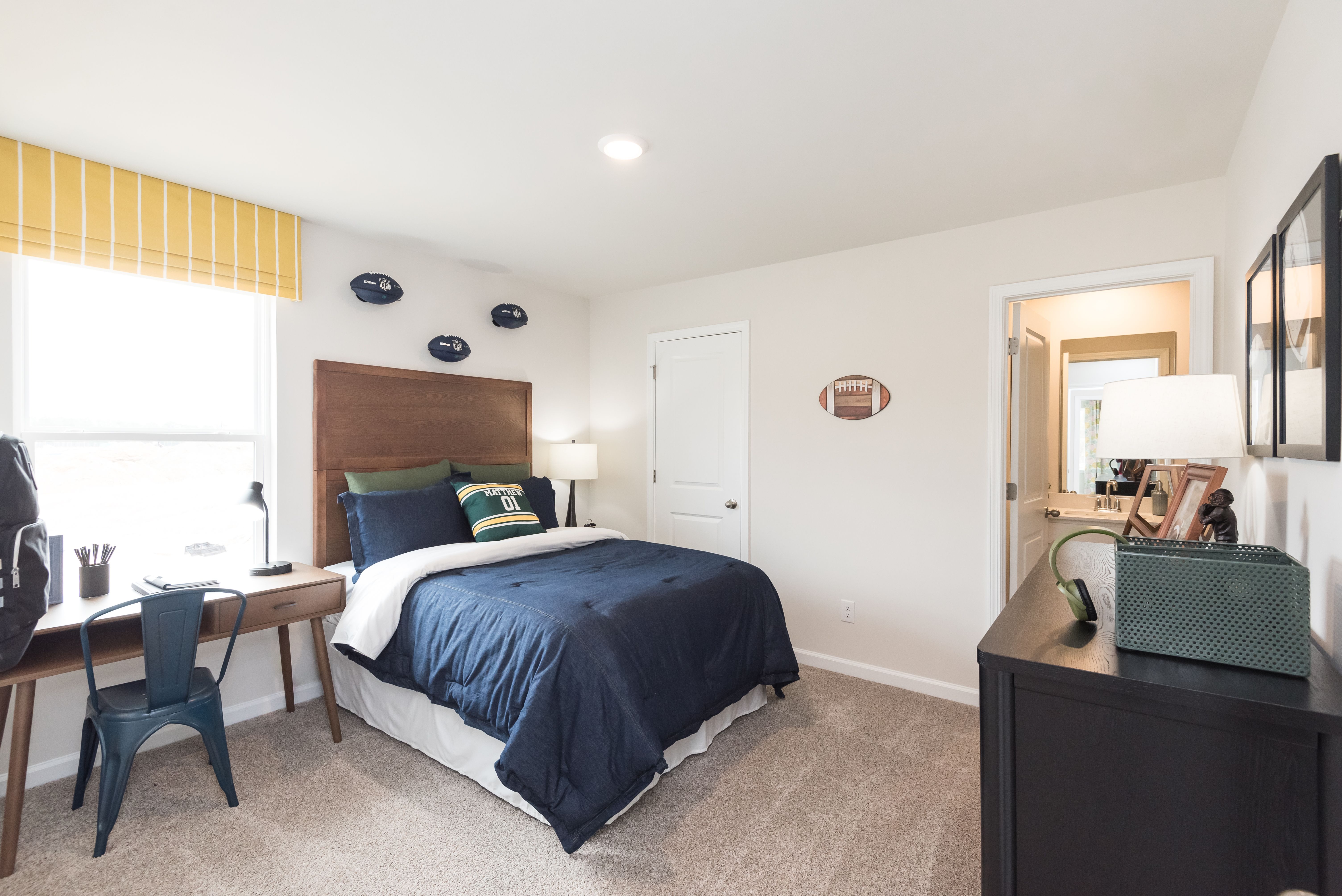 The Taylorsville floorplan with the Lush White interior package modeled at Parkside at Grayson.