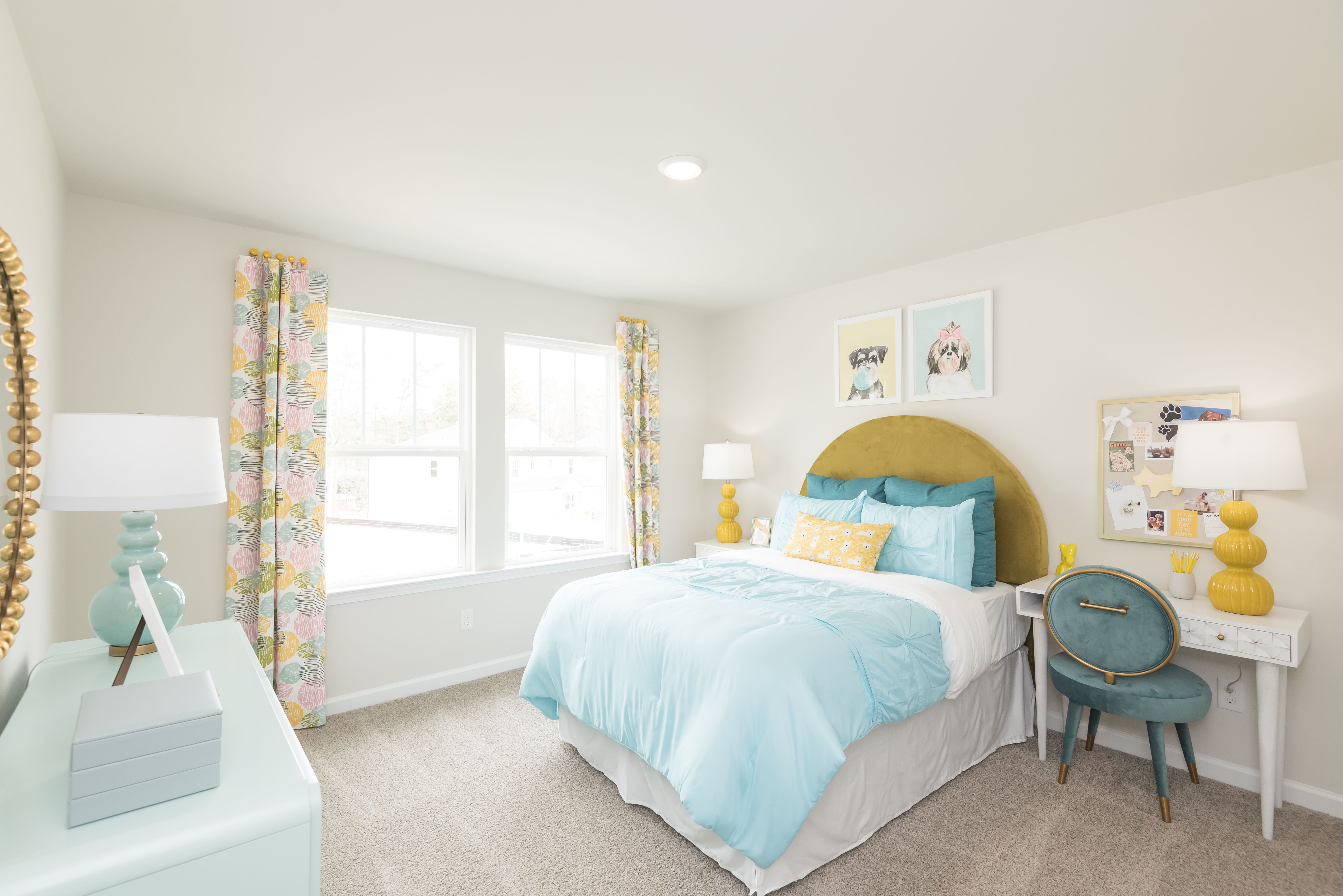 The Taylorsville floorplan with the Lush White interior package modeled at Parkside at Grayson.