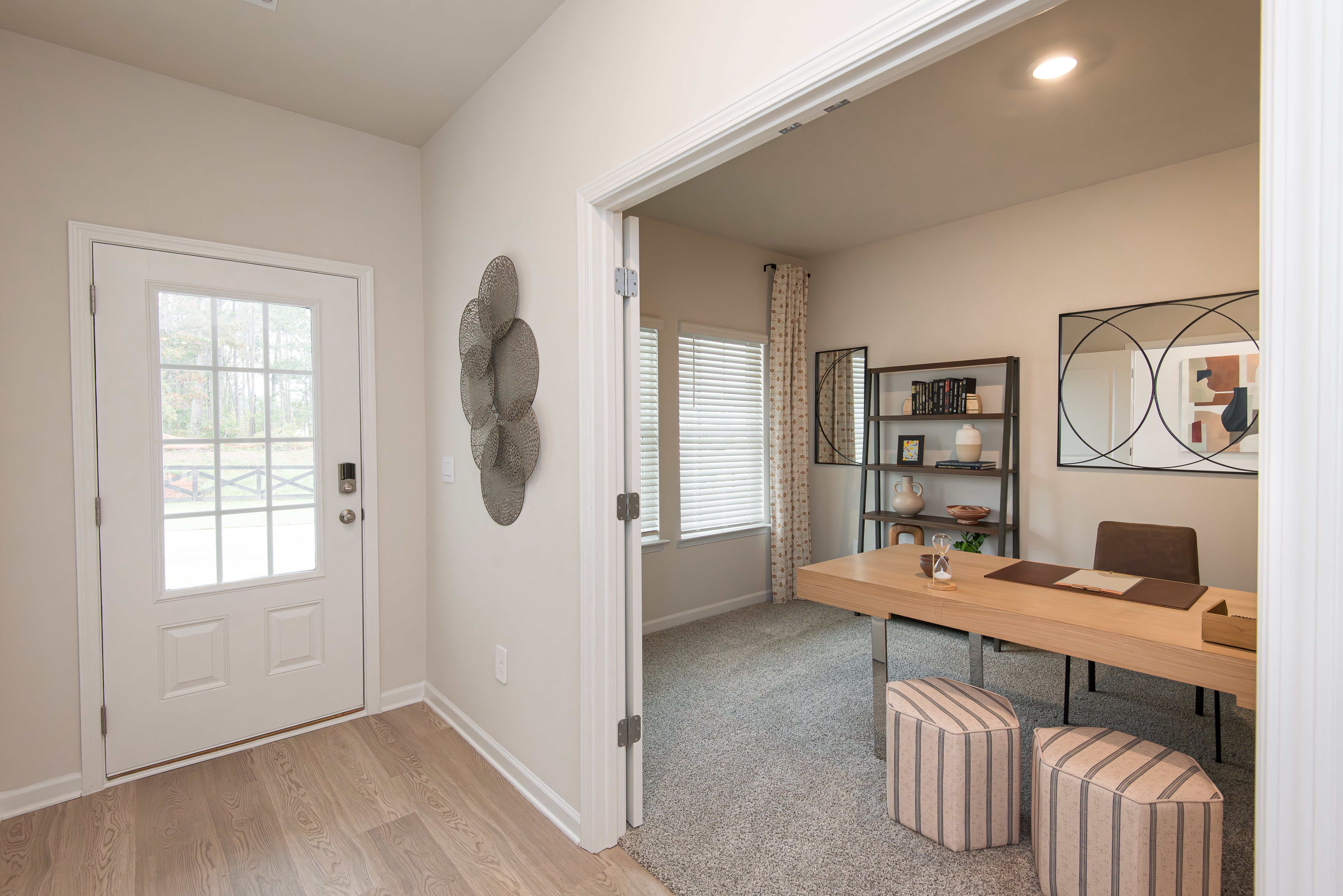 The Dakota floorplan with the Divine Gray interior package modeled at Ivey Township.