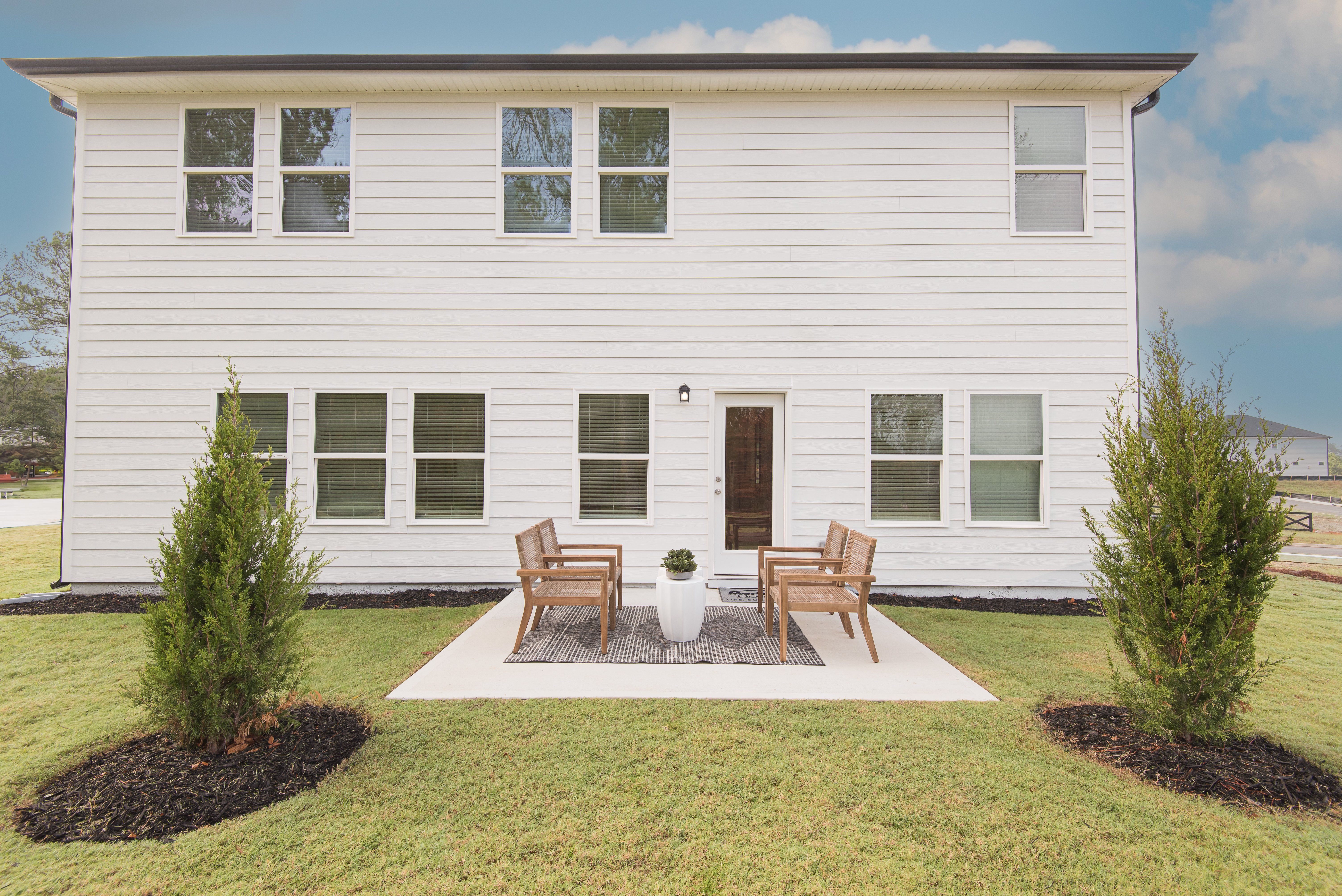 The Dakota floorplan with the Divine Gray interior package modeled at Ivey Township.