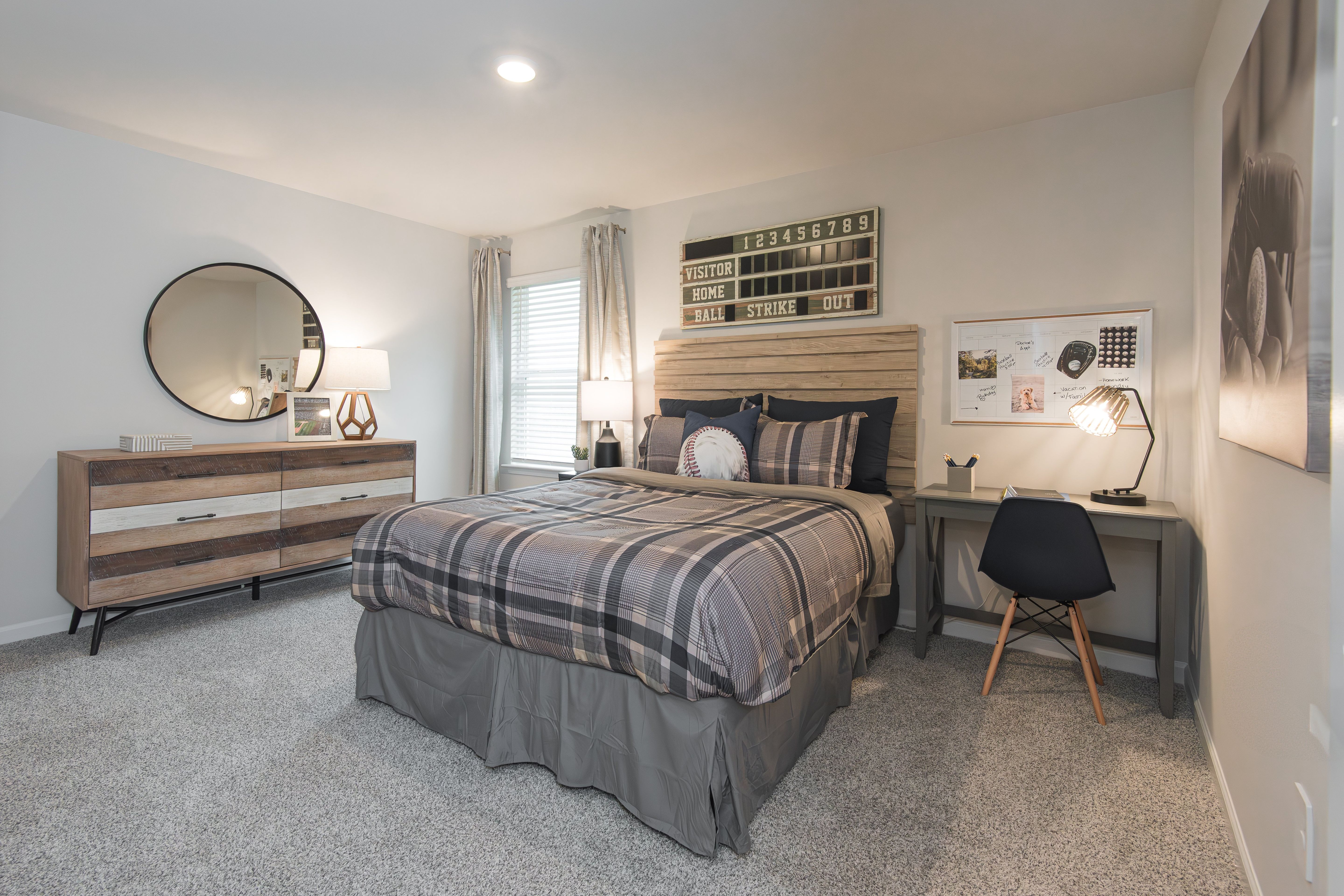 The Dakota floorplan with the Divine Gray interior package modeled at Ivey Township.