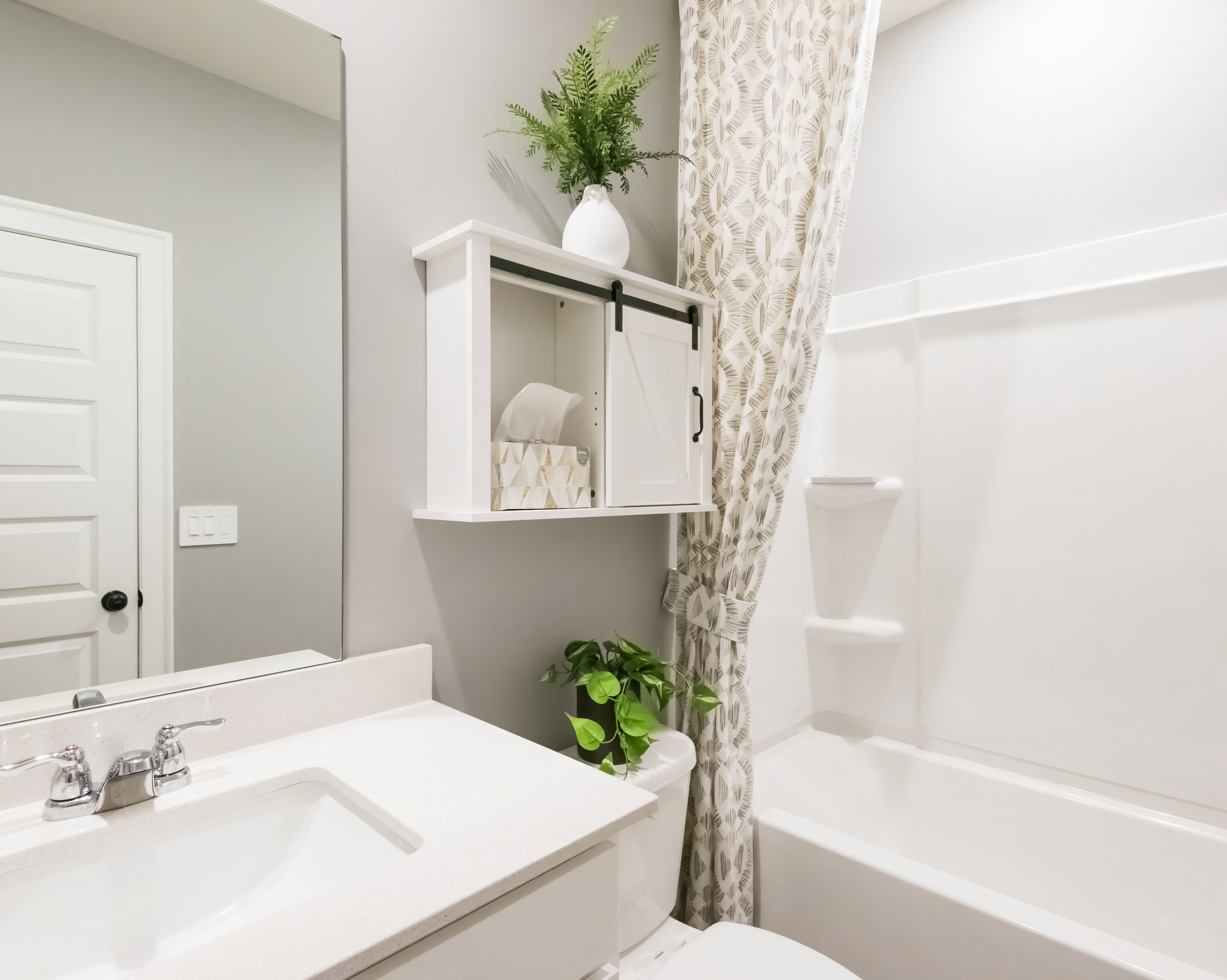 The Johnson floorplan with the Lush White interior package modeled at Martin Springs.