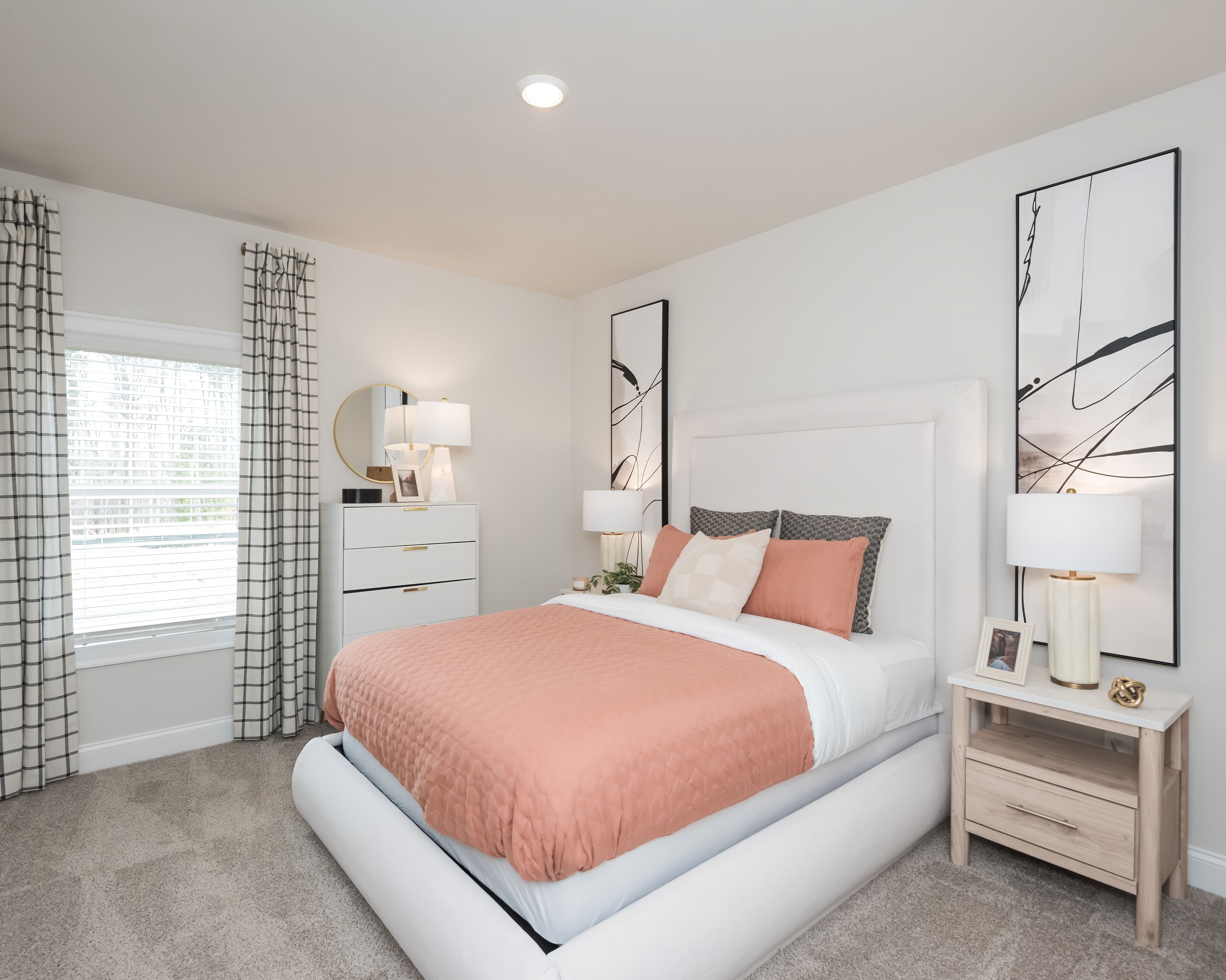 The Johnson floorplan with the Lush White interior package modeled at Martin Springs.