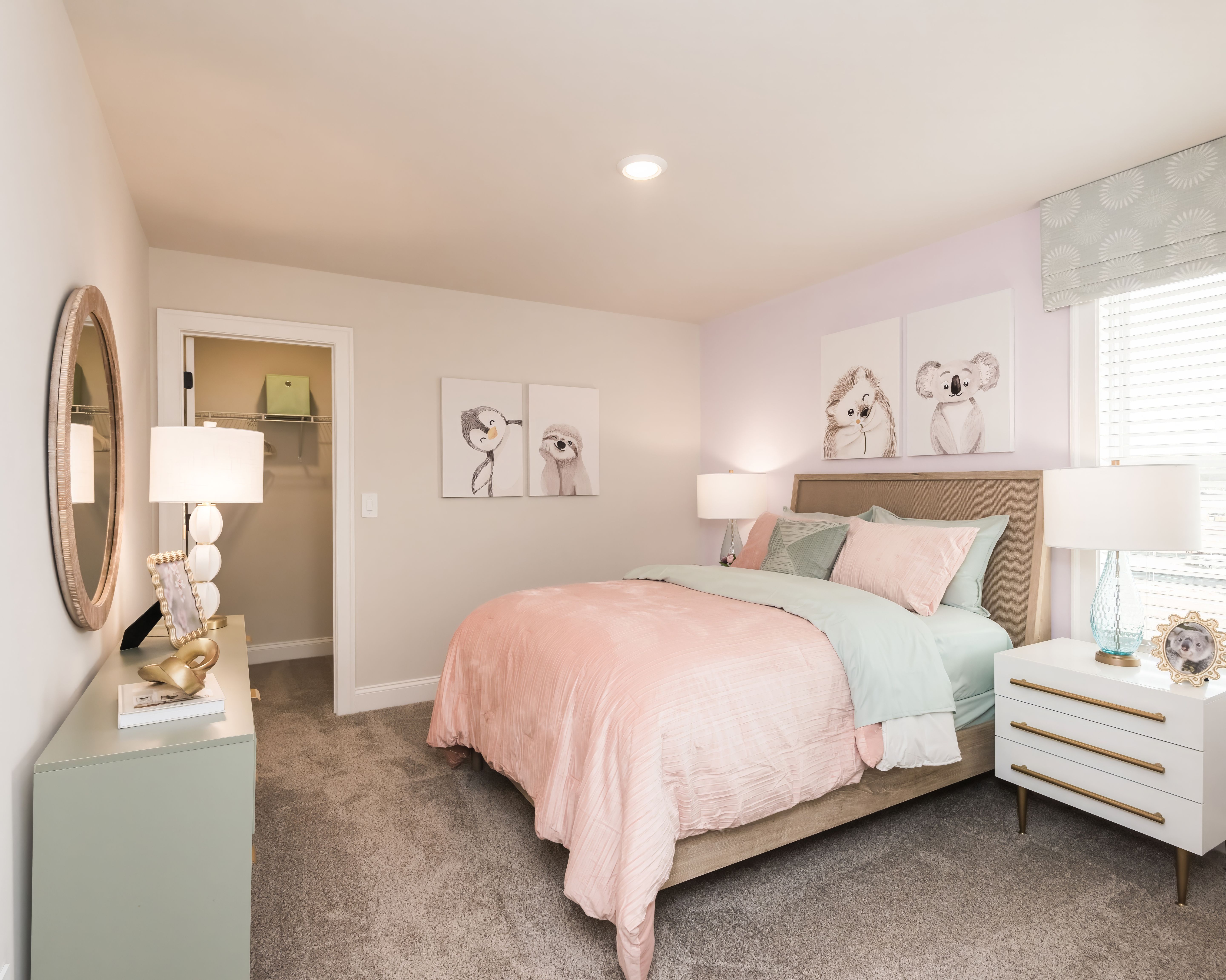 The Johnson floorplan with the Lush White interior package modeled at Martin Springs.