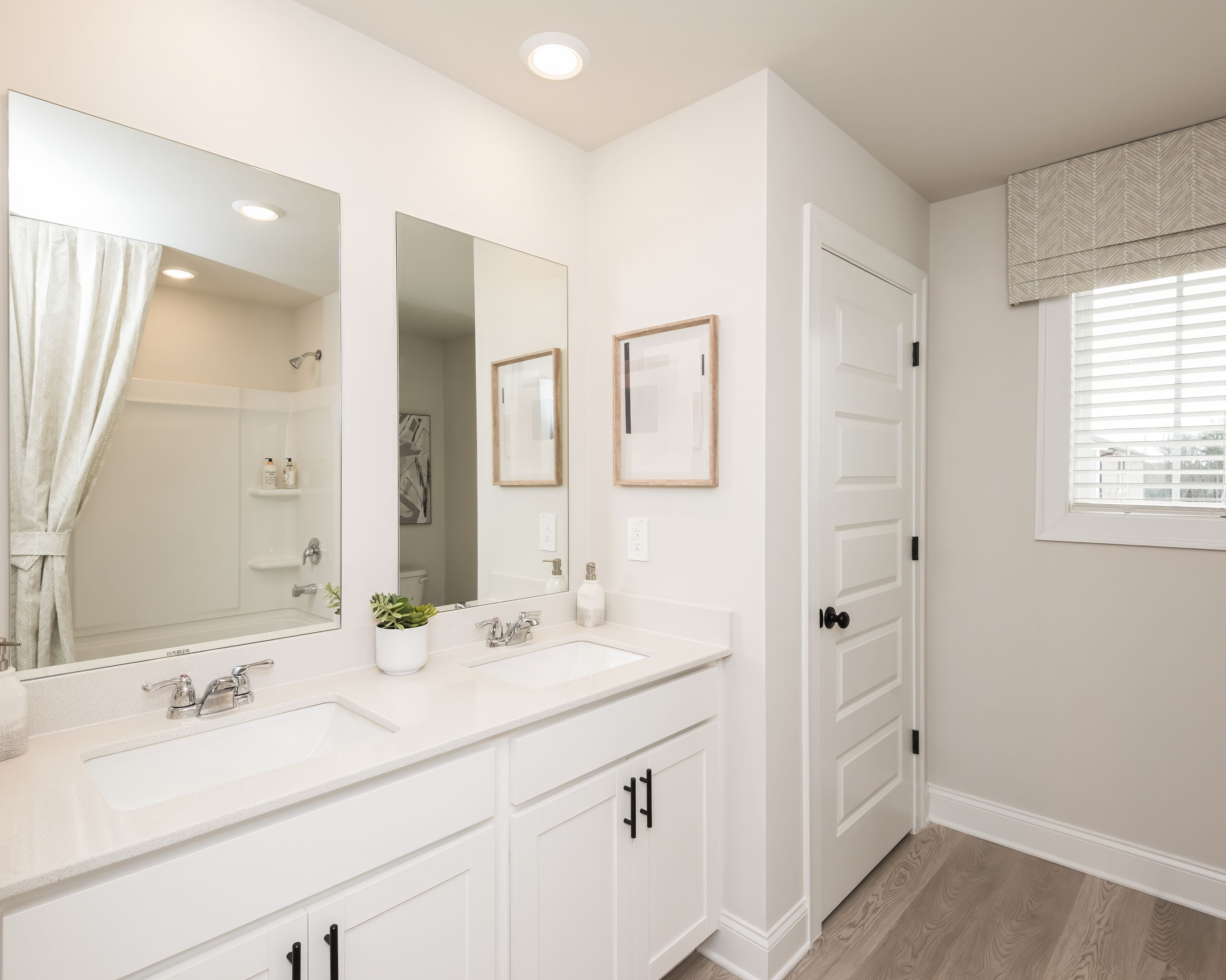 The Johnson floorplan with the Lush White interior package modeled at Martin Springs.