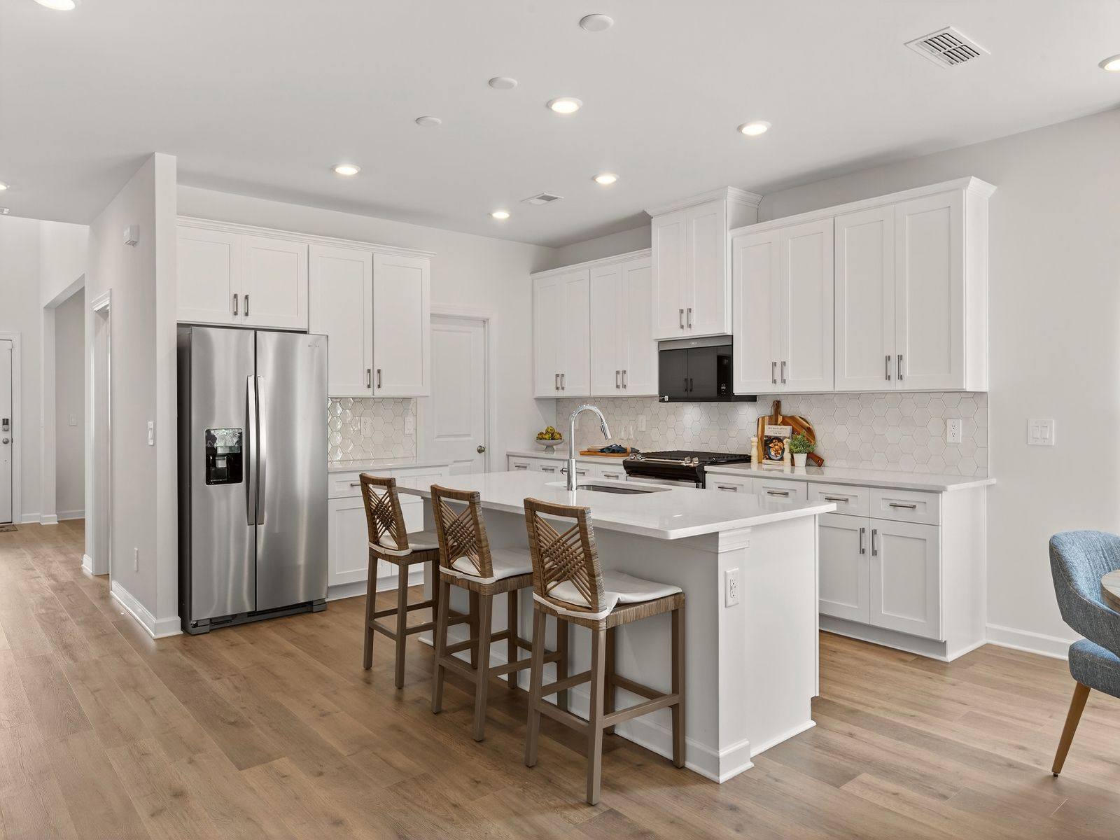 Cook your favorite meals in the modern kitchen.