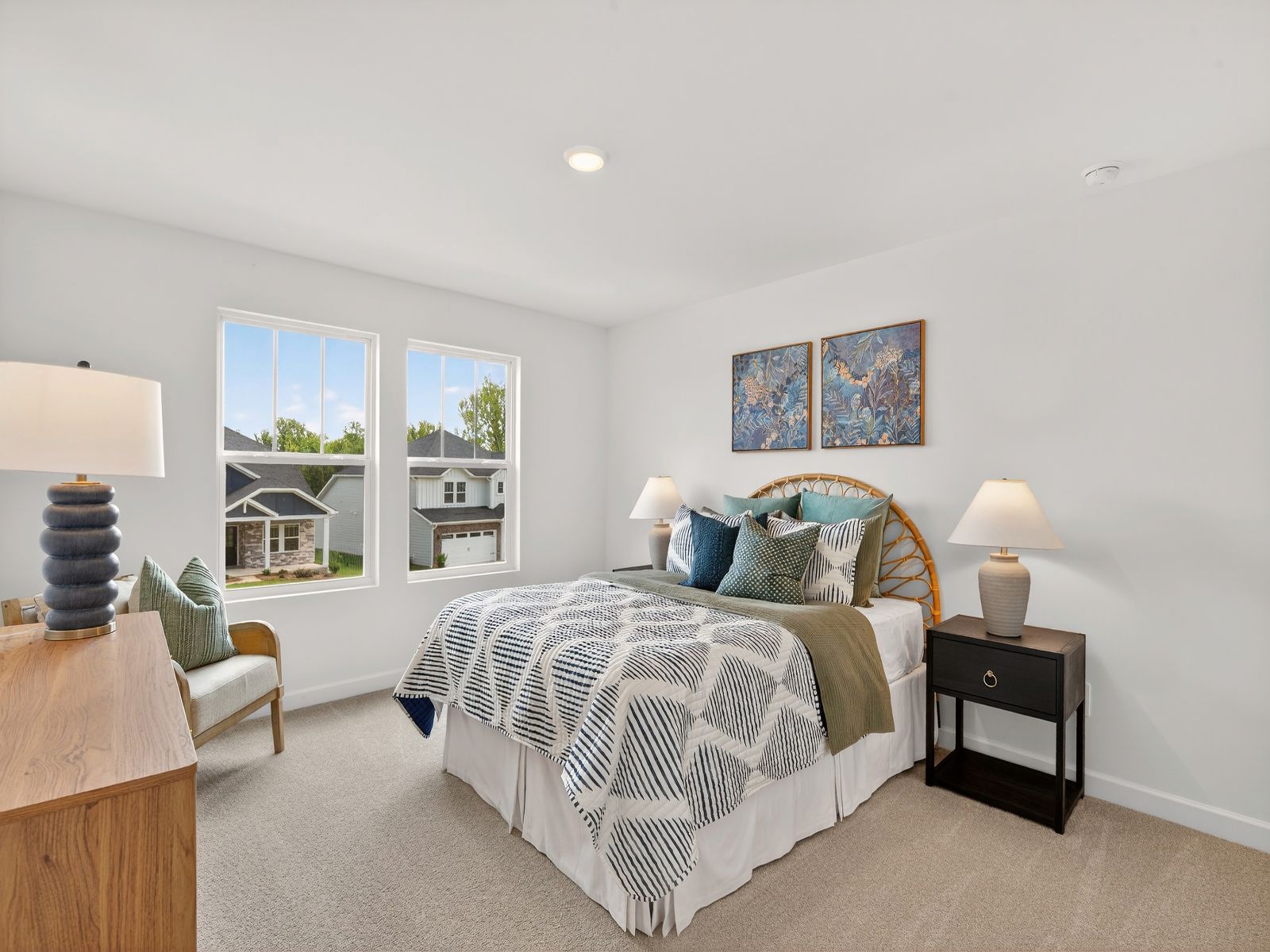 The Sherwood floorplan includes three secondary bedrooms.