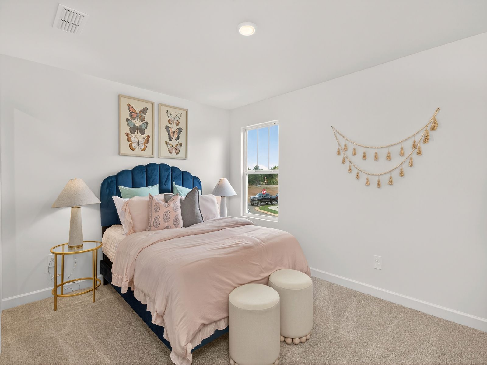 The secondary bedrooms can be customized to fit your needs.