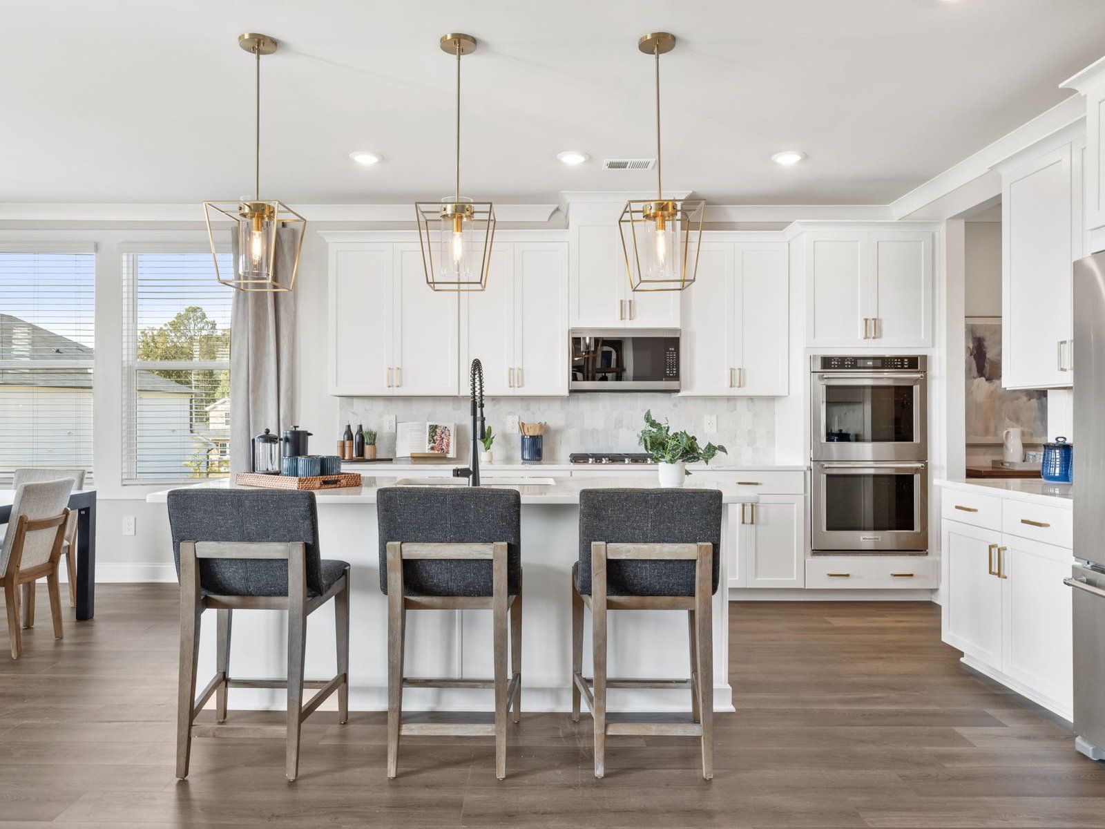 The Orchard Park floorplan with the Timeless Contrast Linen interior package.