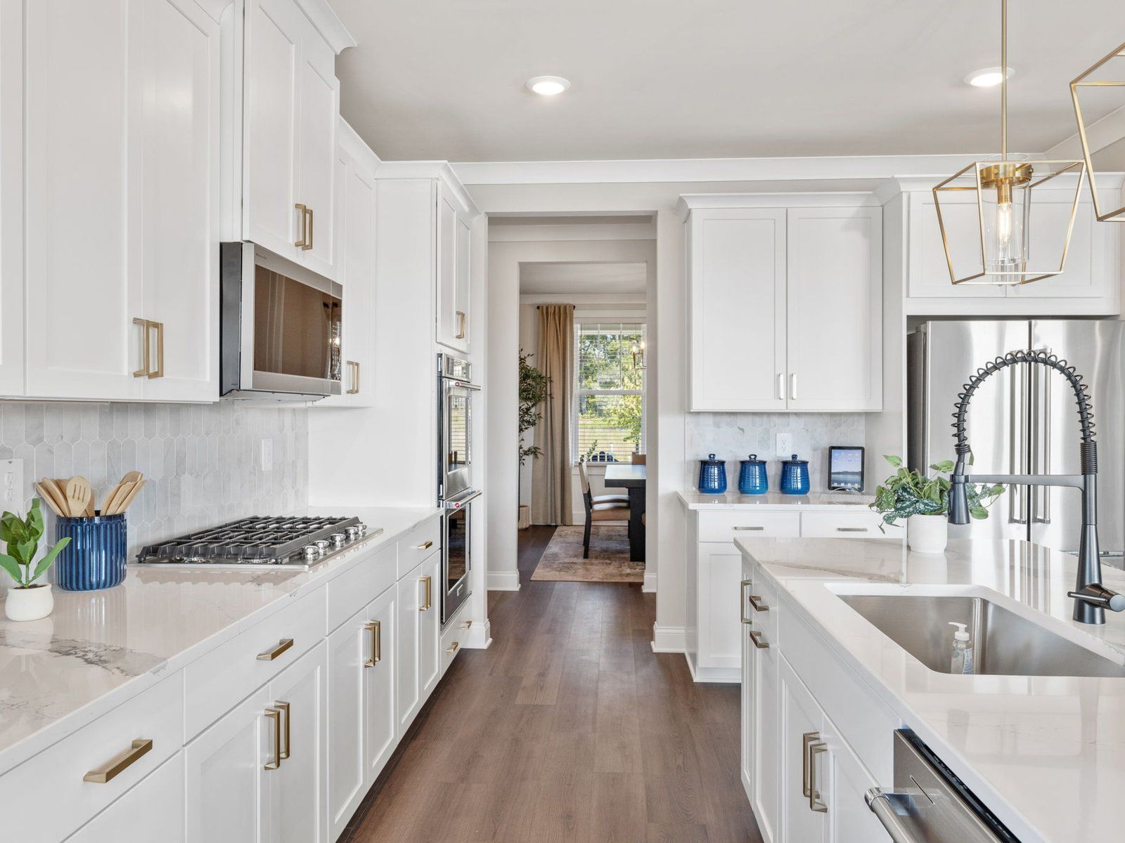 The Orchard Park floorplan with the Timeless Contrast Linen interior package.