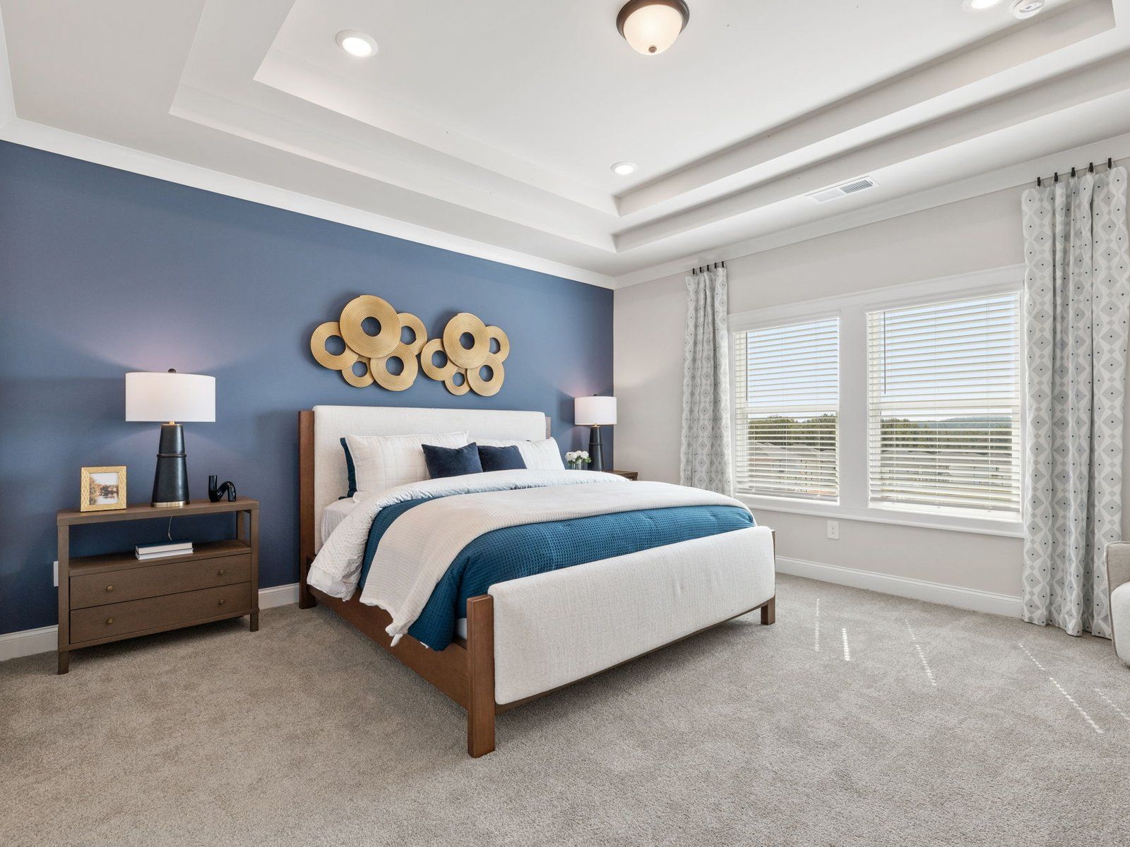 The Orchard Park floorplan with the Timeless Contrast Linen interior package.