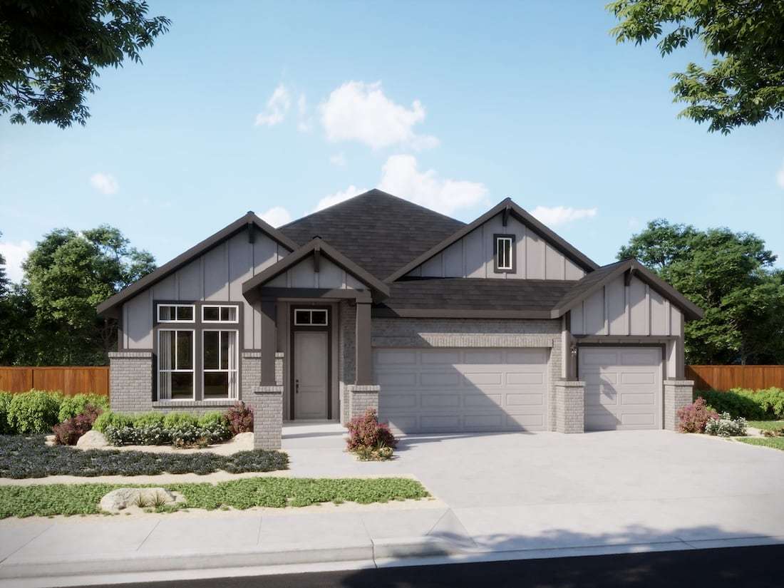 Caroline 2 - Persimmon: Buda, Texas - Milestone Community Builders 
