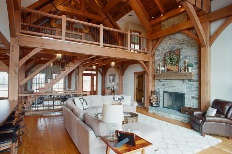 casa en Mitchell Brothers Log Homes Inc. por Mitchell Brothers Log Homes Inc.