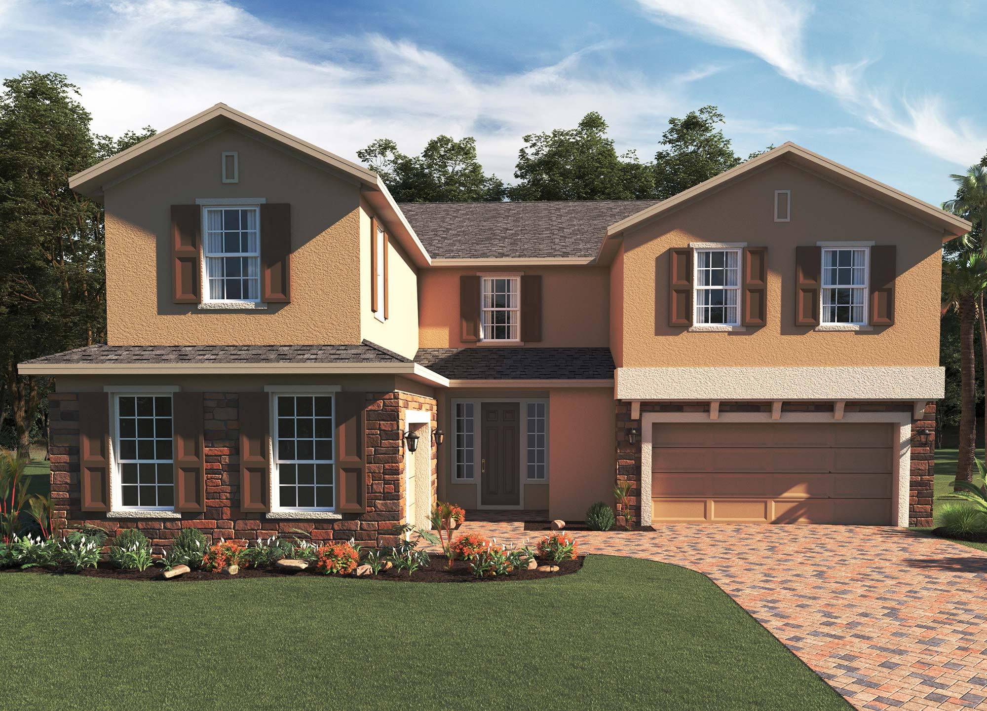 Palmer Executive - Trinity Lakes: Groveland, Florida - Risewell Homes