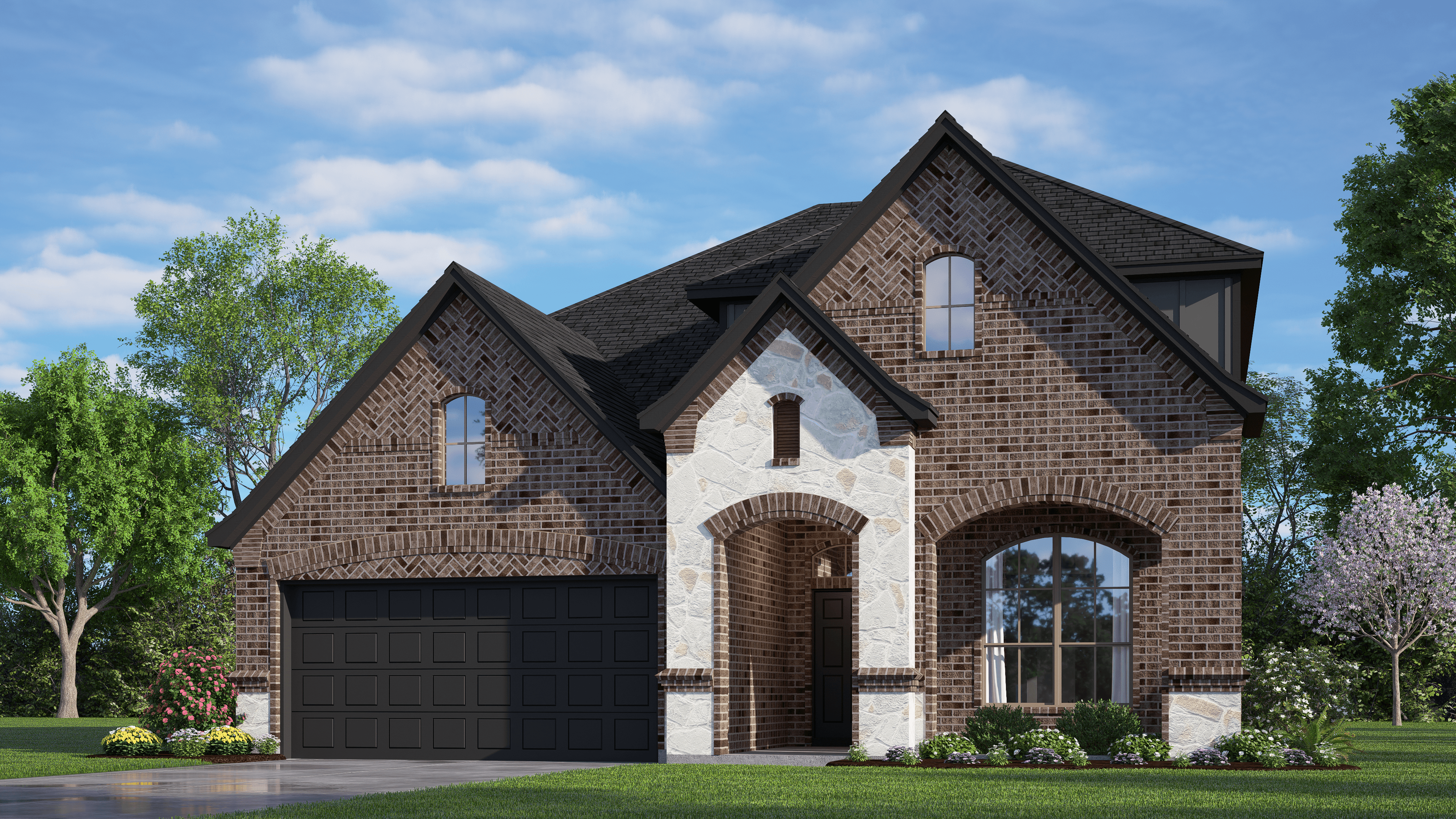 Hunters Ridge por Risewell Homes en Fort Worth Texas
