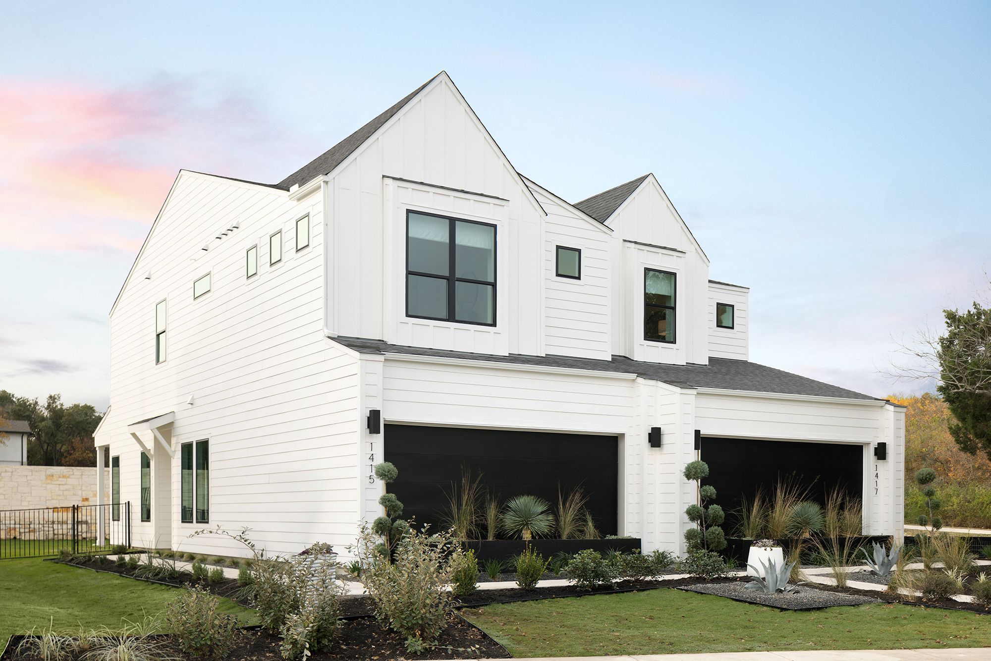 casa en The Duets Collection at Novel por Risewell Homes