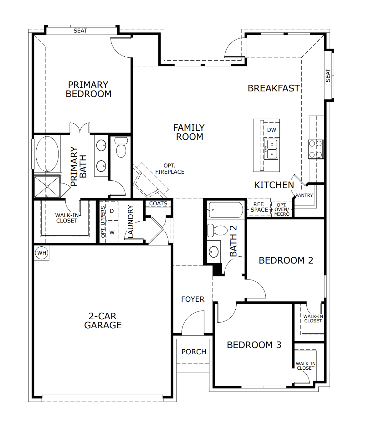 Concept 1455 - Meadow Park at The Meadows: Ponder, Texas - Risewell Homes
