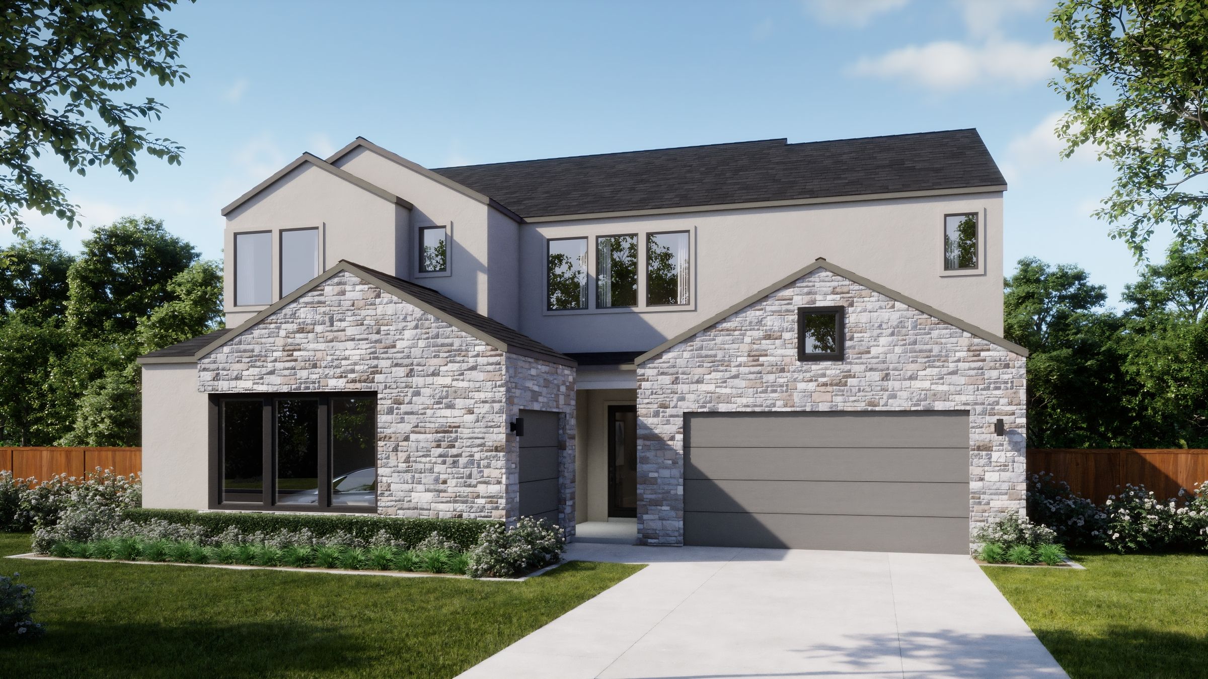 Plan 5055 - The Estates Collection at Bluff Haven: Georgetown, Texas - Risewell Homes