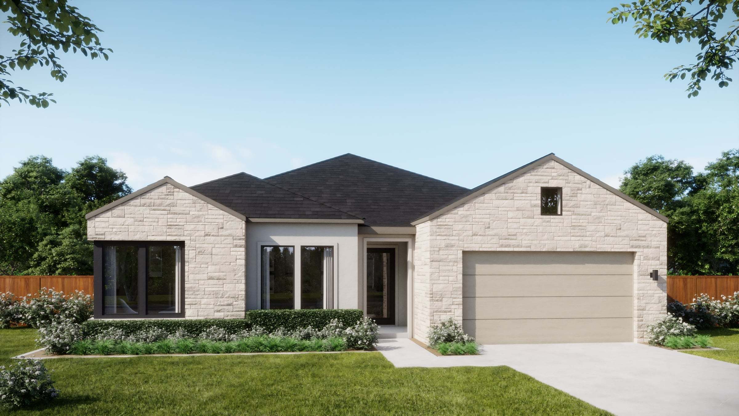 Plan 5001 - The Estates Collection at Bluff Haven: Georgetown, Texas - Risewell Homes