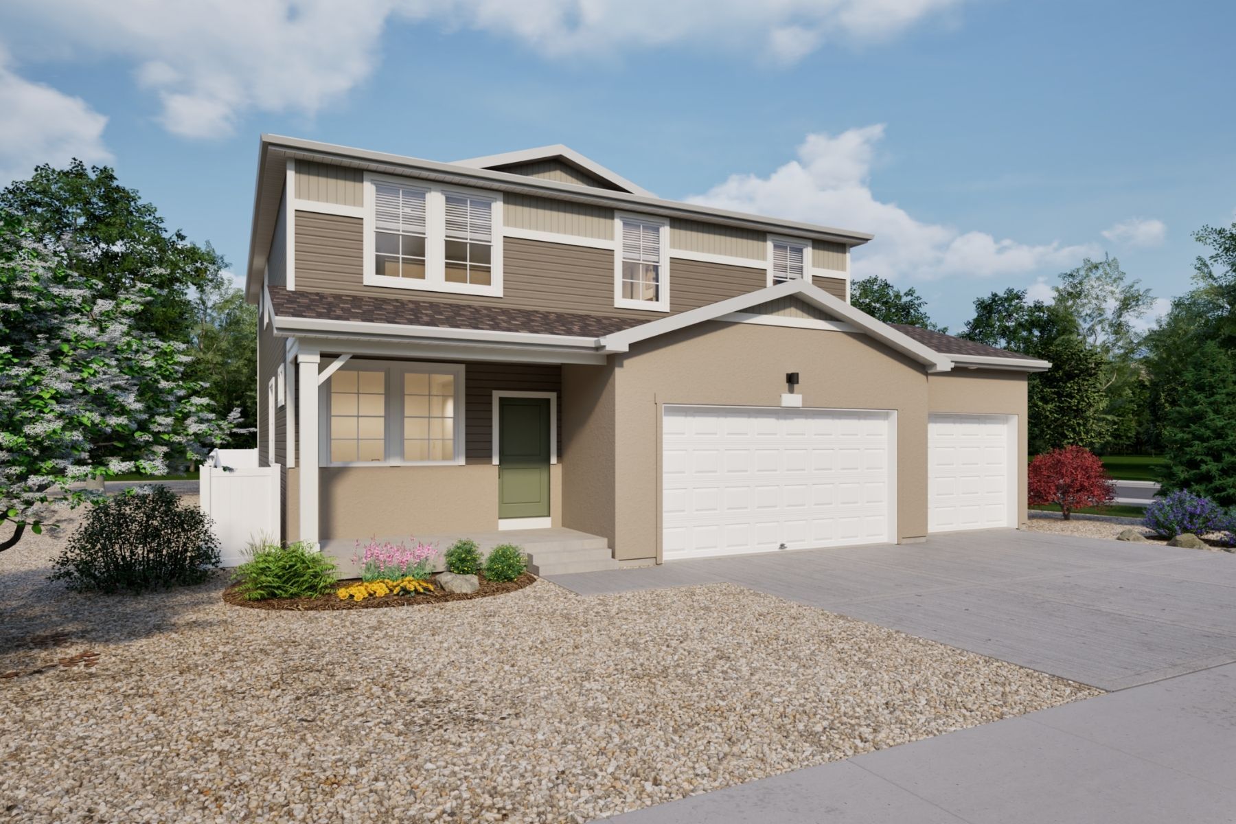 Green Valley Ranch por Oakwood Homes en Denver Colorado