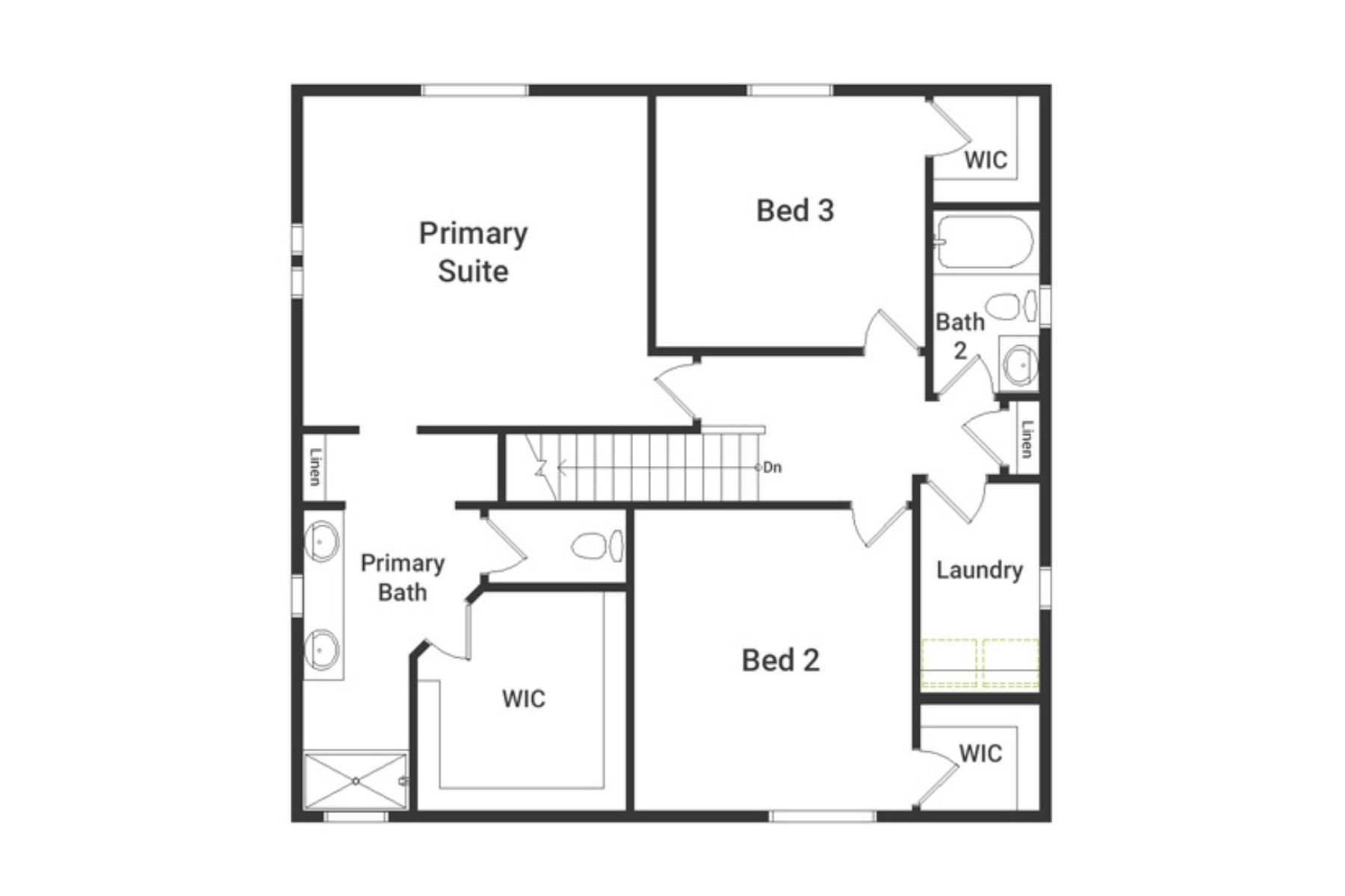 Floorplan 2nd floor
