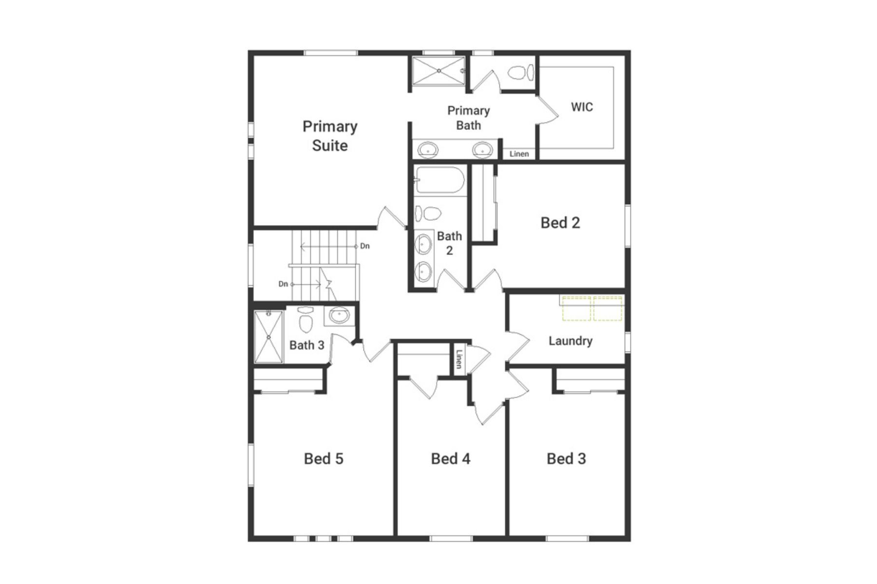 Floorplan 2nd floor.