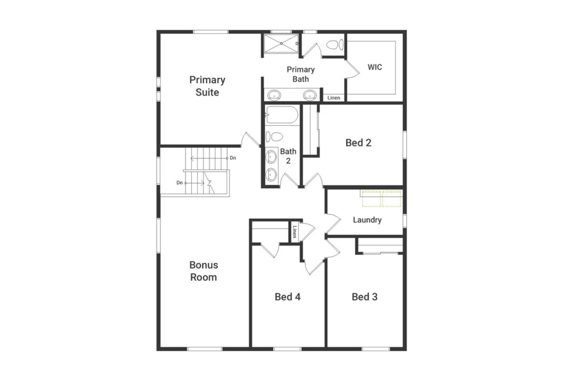 Floorplan 2nd floor.