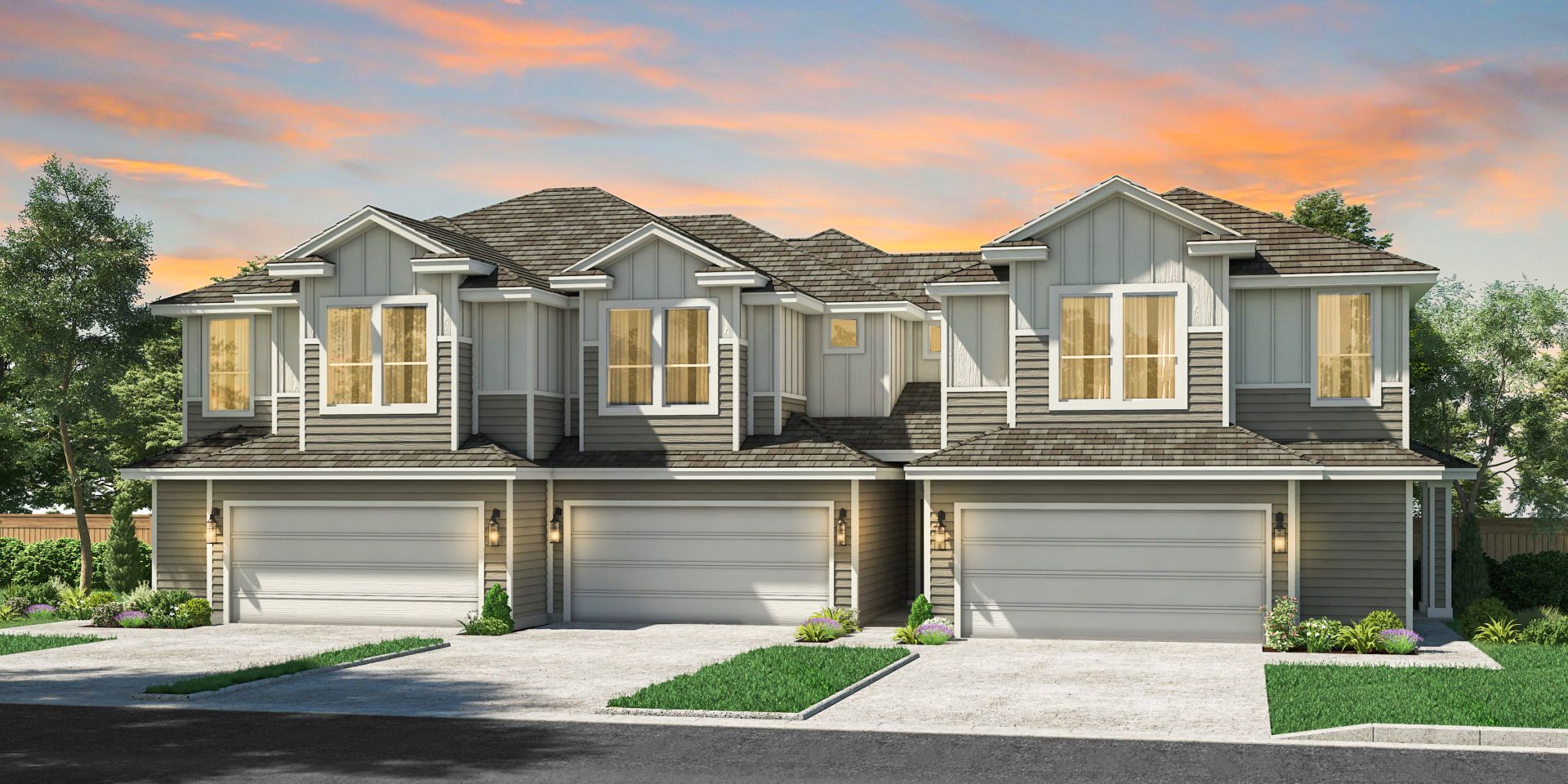 Center 45 por Pacesetter Homes Texas en Austin Texas
