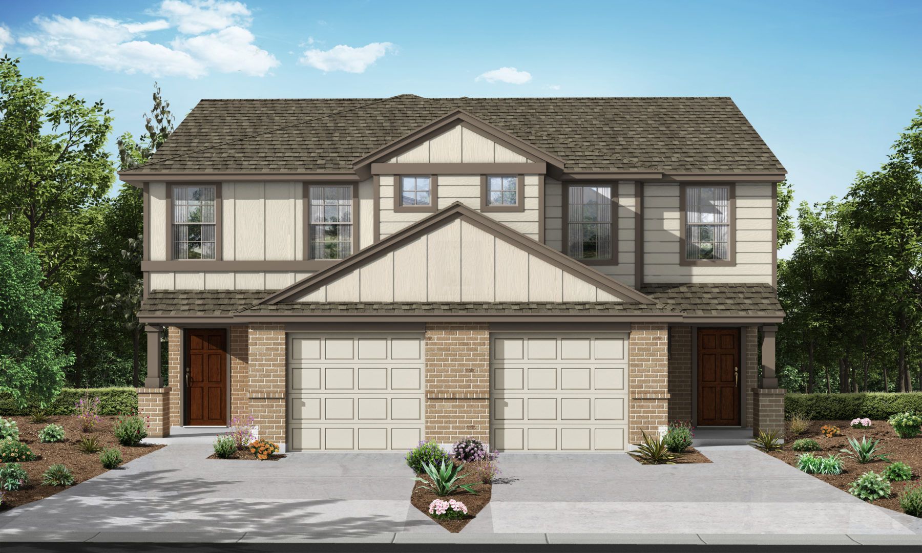 Brazos - Saddle Creek Twinhomes: Georgetown, Texas - Pacesetter Homes Texas