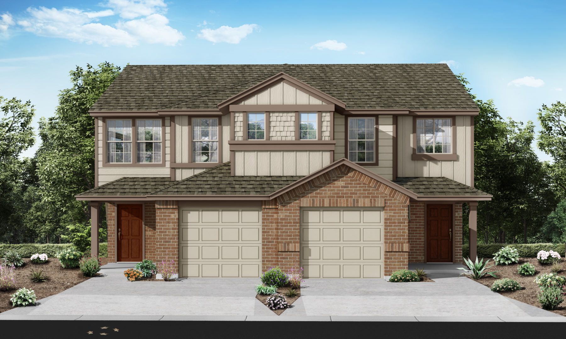 Brazos - Saddle Creek Twinhomes: Georgetown, Texas - Pacesetter Homes Texas