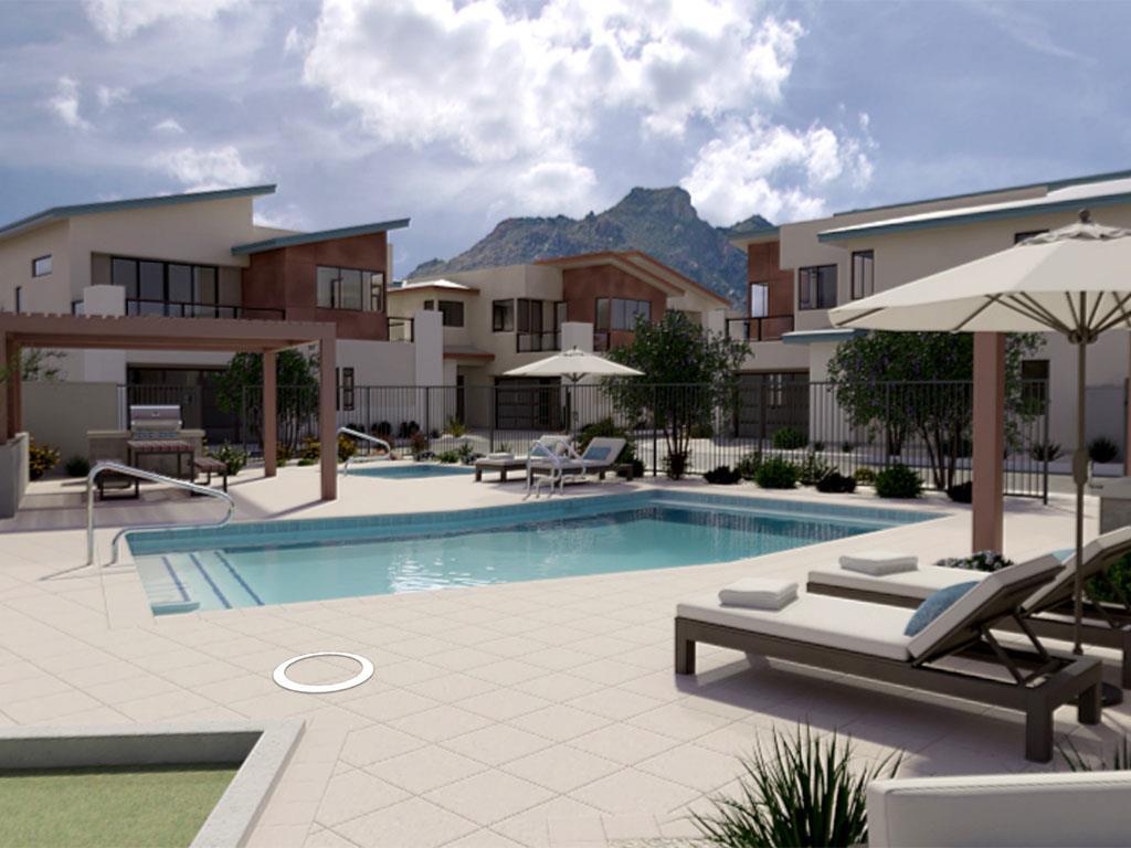 The View Carefree por Paseo Homes en Phoenix-Mesa Arizona