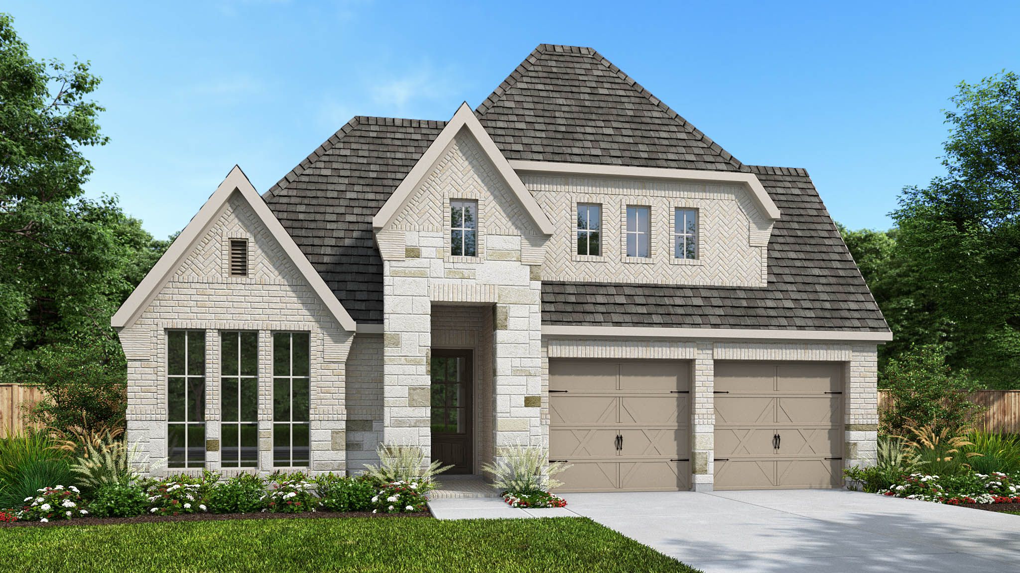 2513W - Parkside Peninsula 50': Georgetown, Texas - Perry Homes