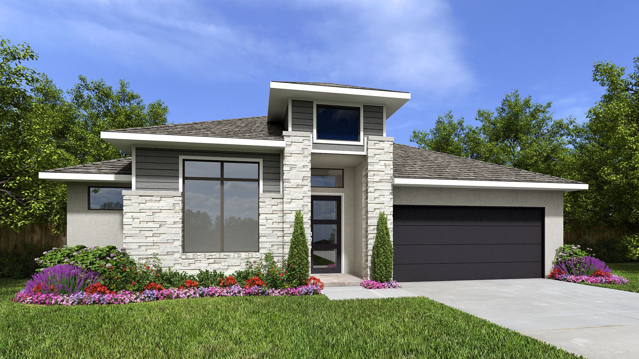 2966M - Artavia 55' - Valencia: Conroe, Texas - Perry Homes