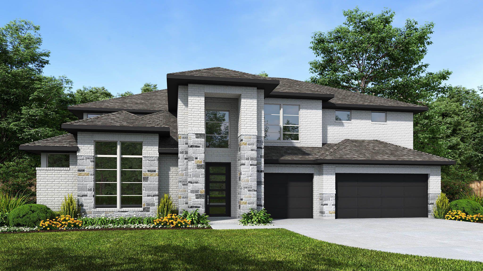 Creek Of Driftwood Half Acre por Perry Homes en Austin Texas