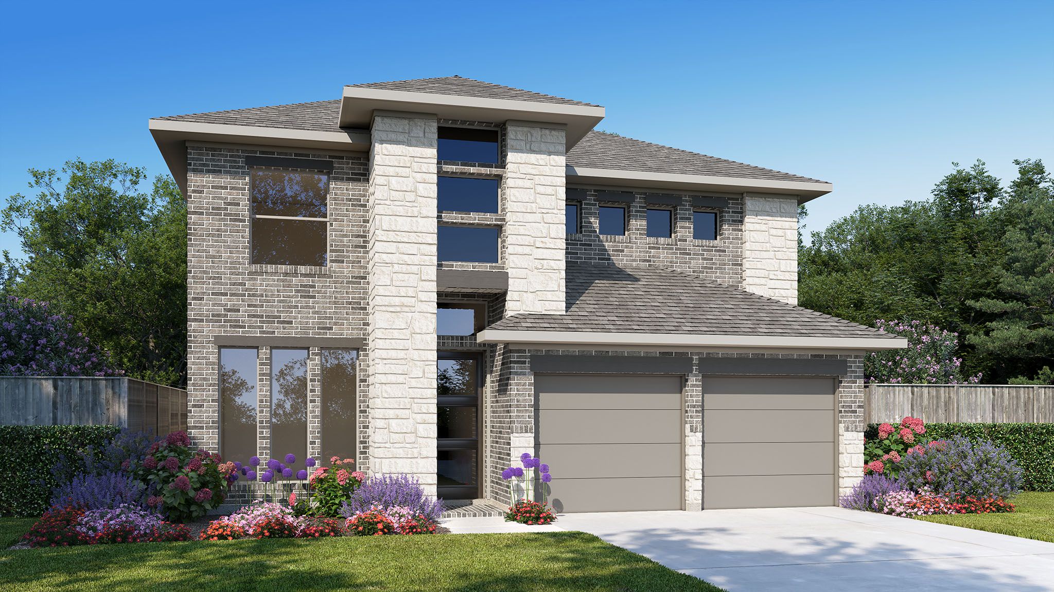 The Colony 45' por Perry Homes en Austin Texas