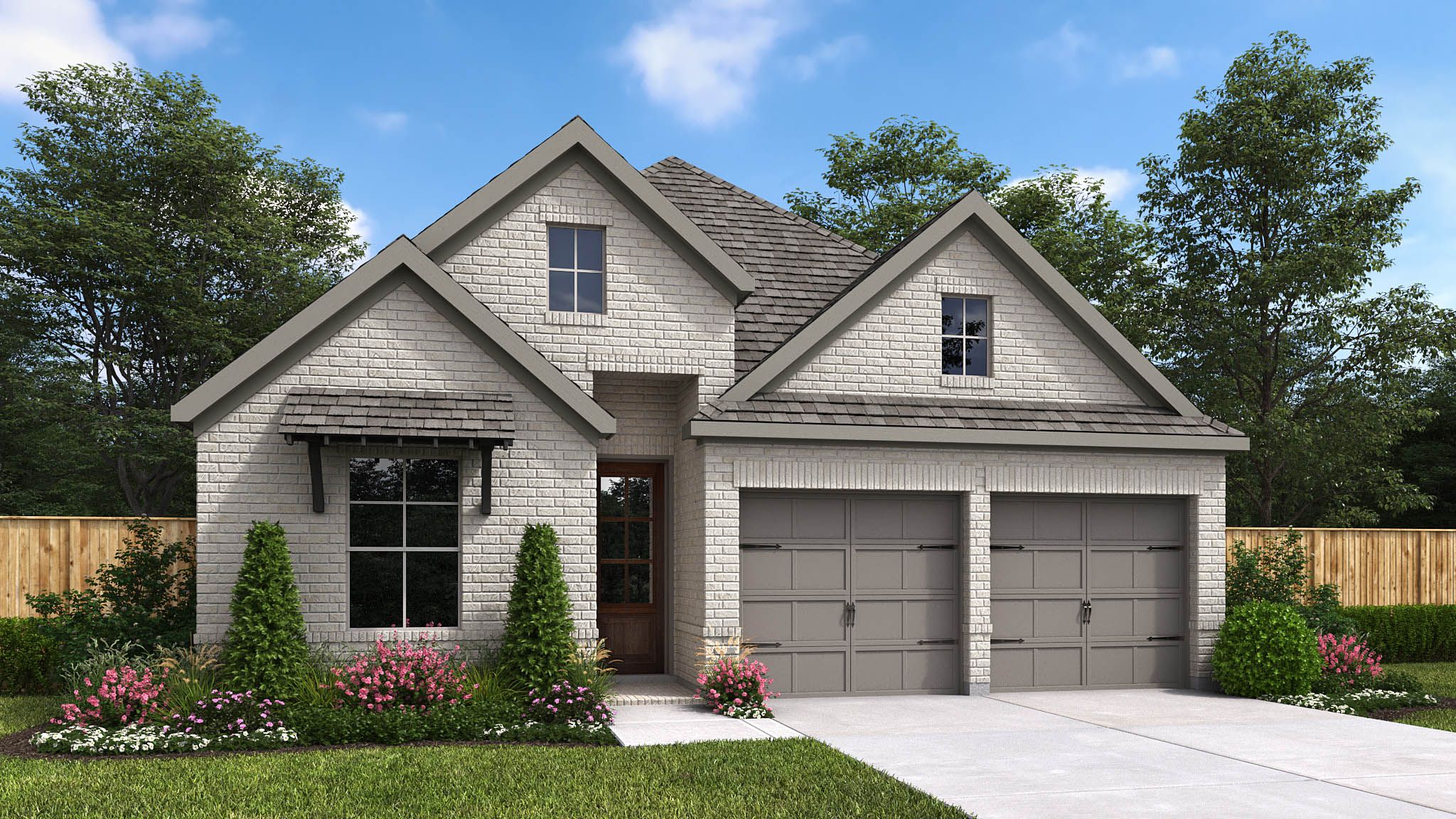2079W - Parkside On The River 45': Georgetown, Texas - Perry Homes