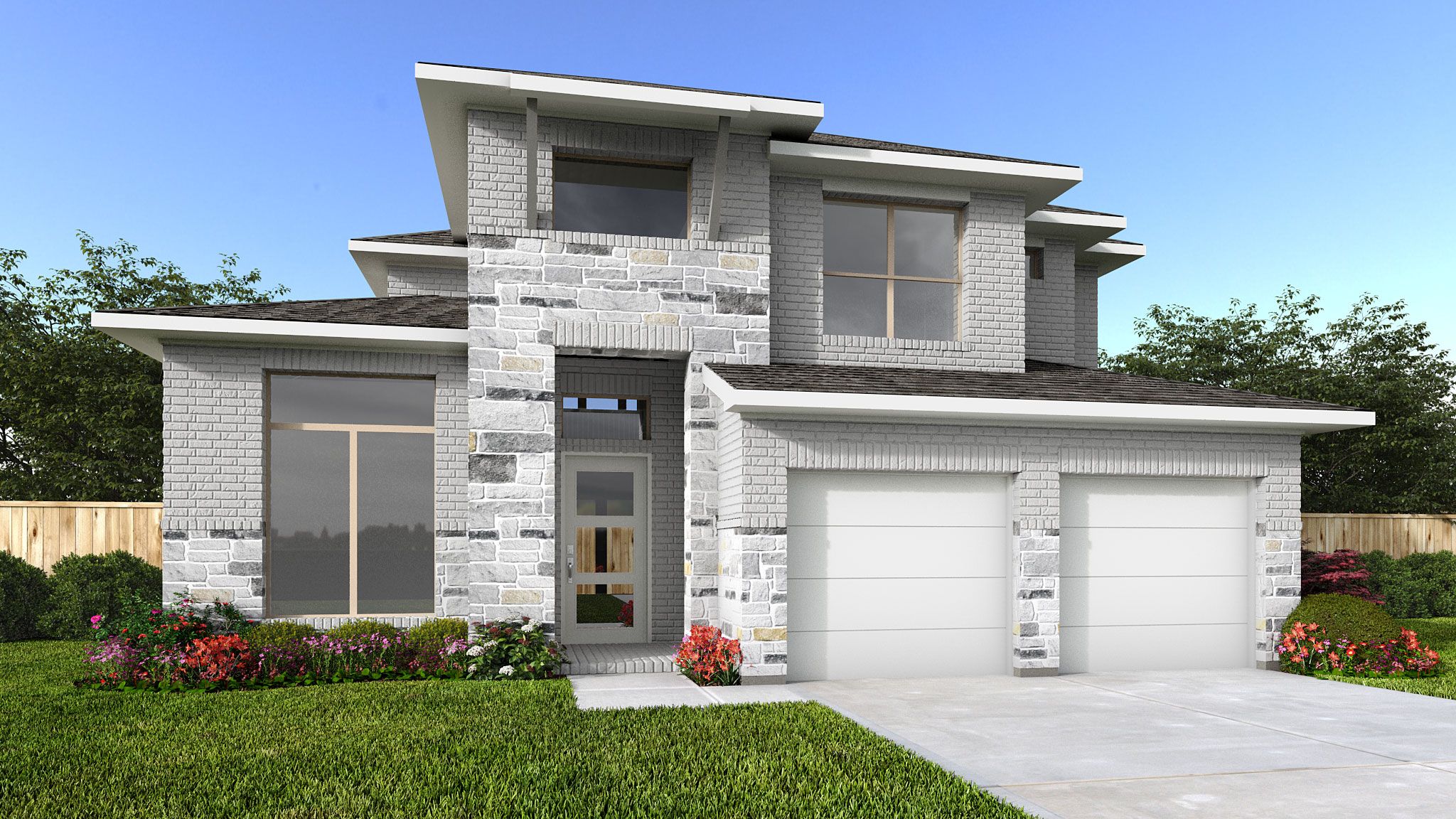 Parkside On The River 50' por Perry Homes en Austin Texas