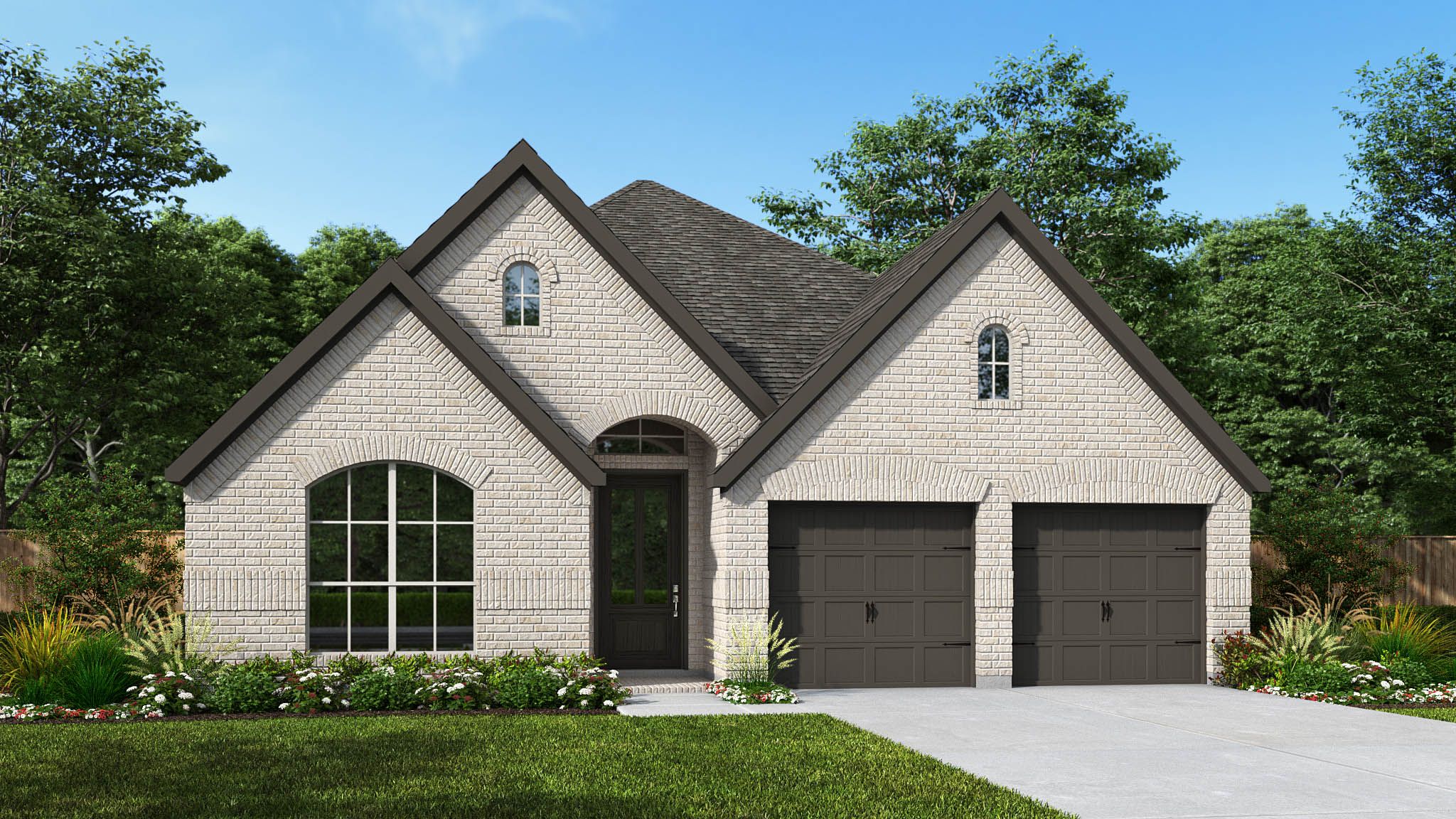 2187W - Parkside On The River West 50': Georgetown, Texas - Perry Homes