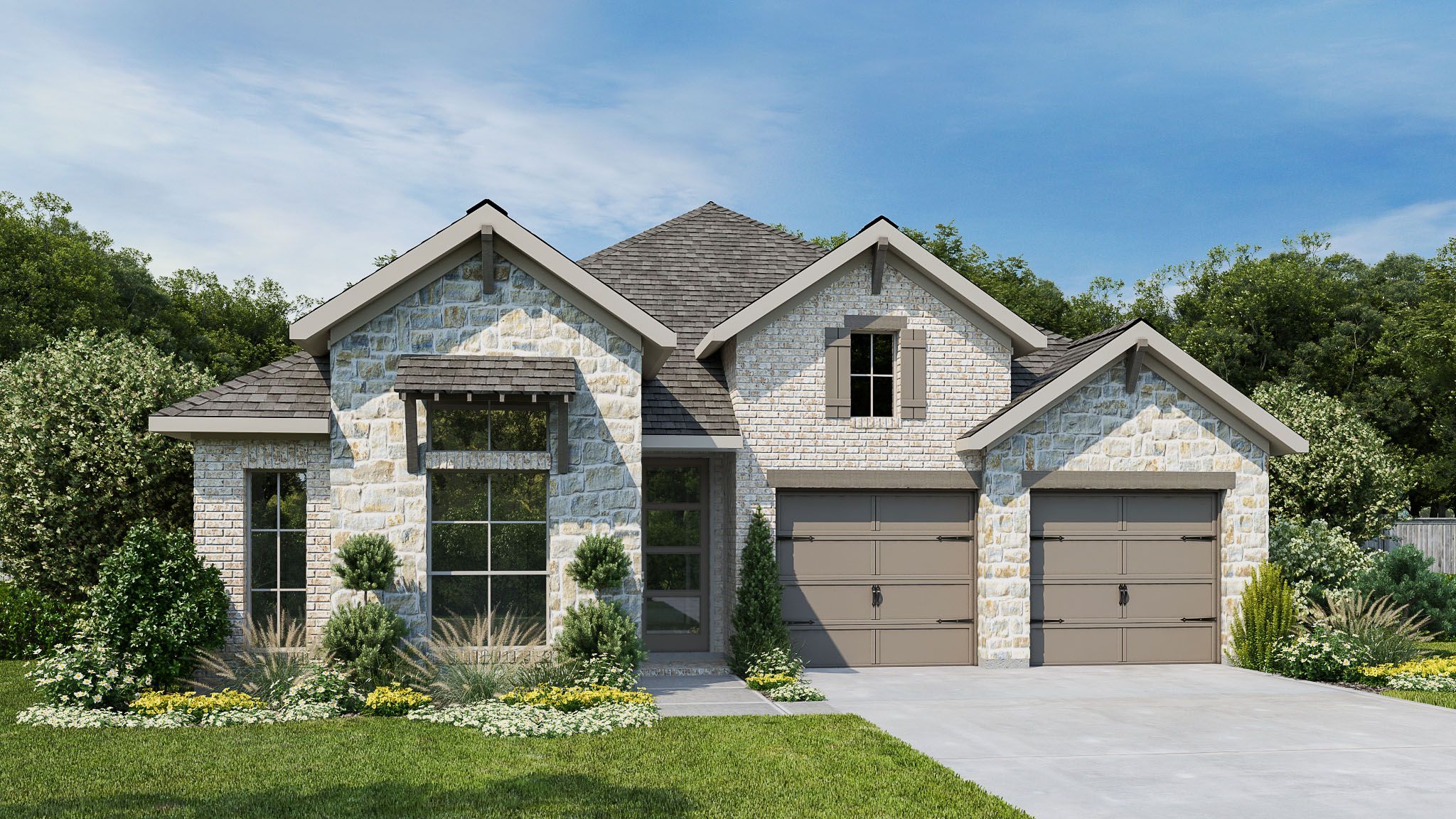 casa en Riceland 50' por Perry Homes