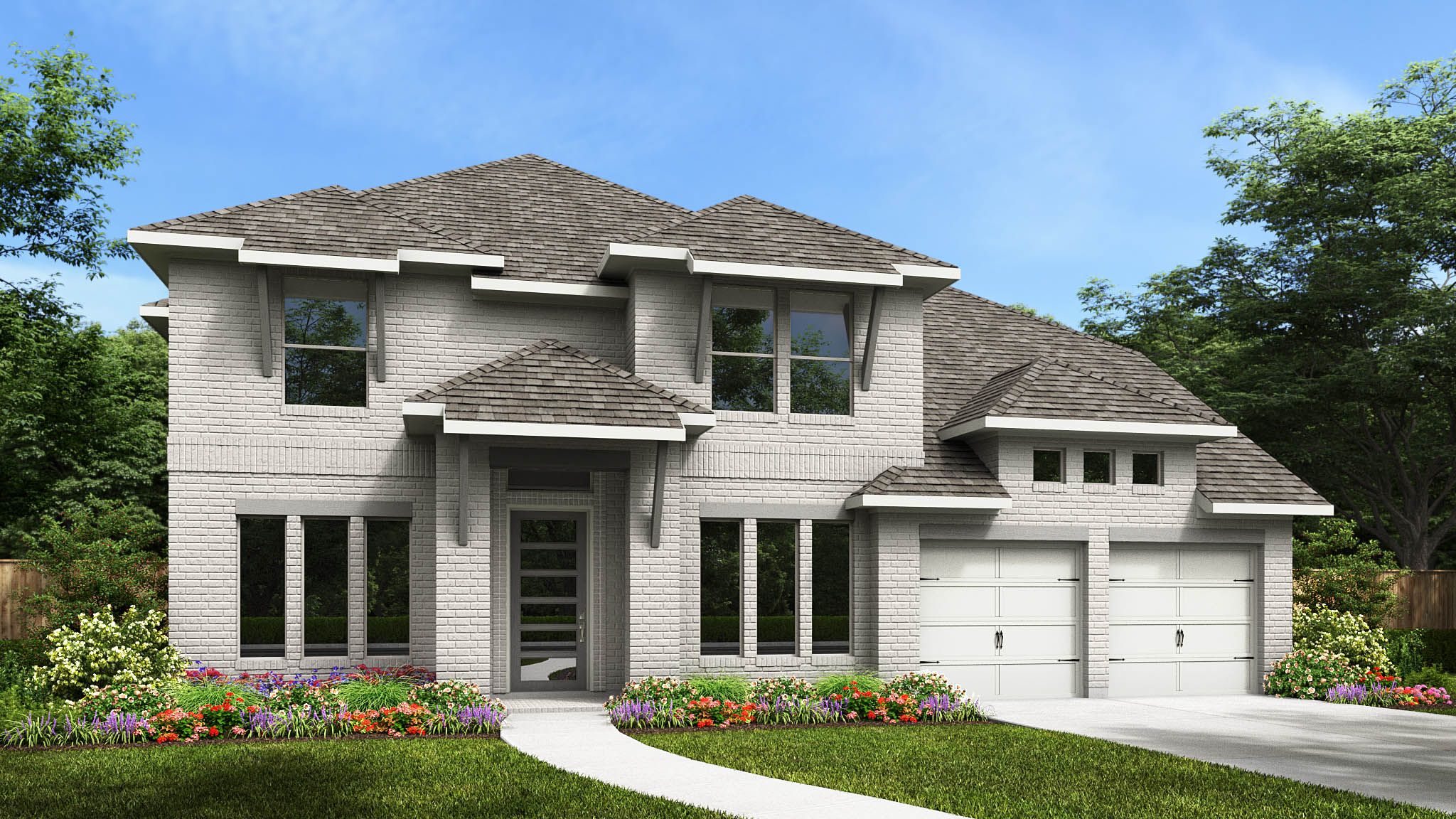 3398W - Legacy Prairie At Katy Court 65': Katy, Texas - Perry Homes