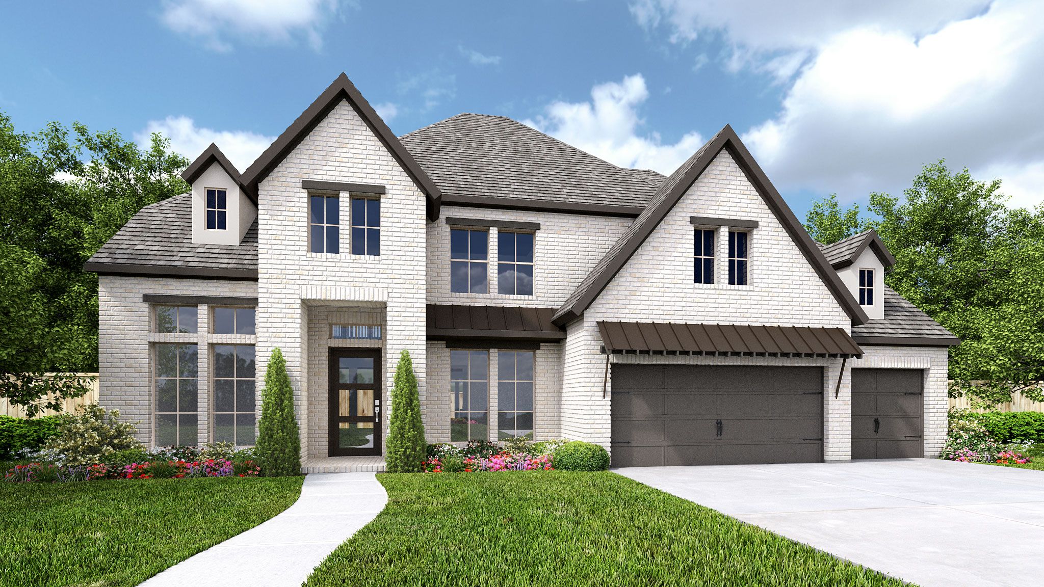4263W - Evergreen 70': Conroe, Texas - Perry Homes