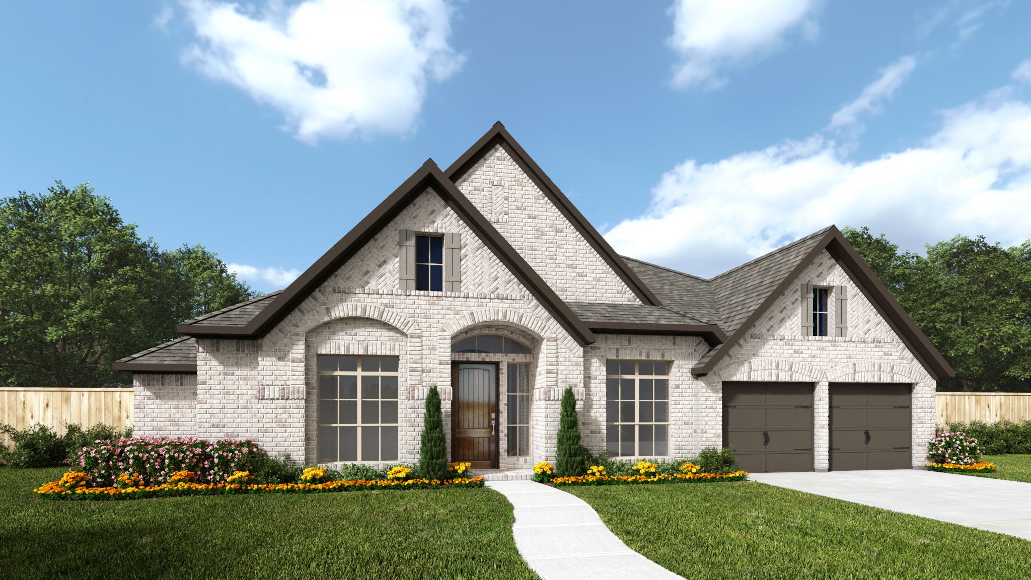 3578W - Parkside On The River West 70'/80': Georgetown, Texas - Perry Homes