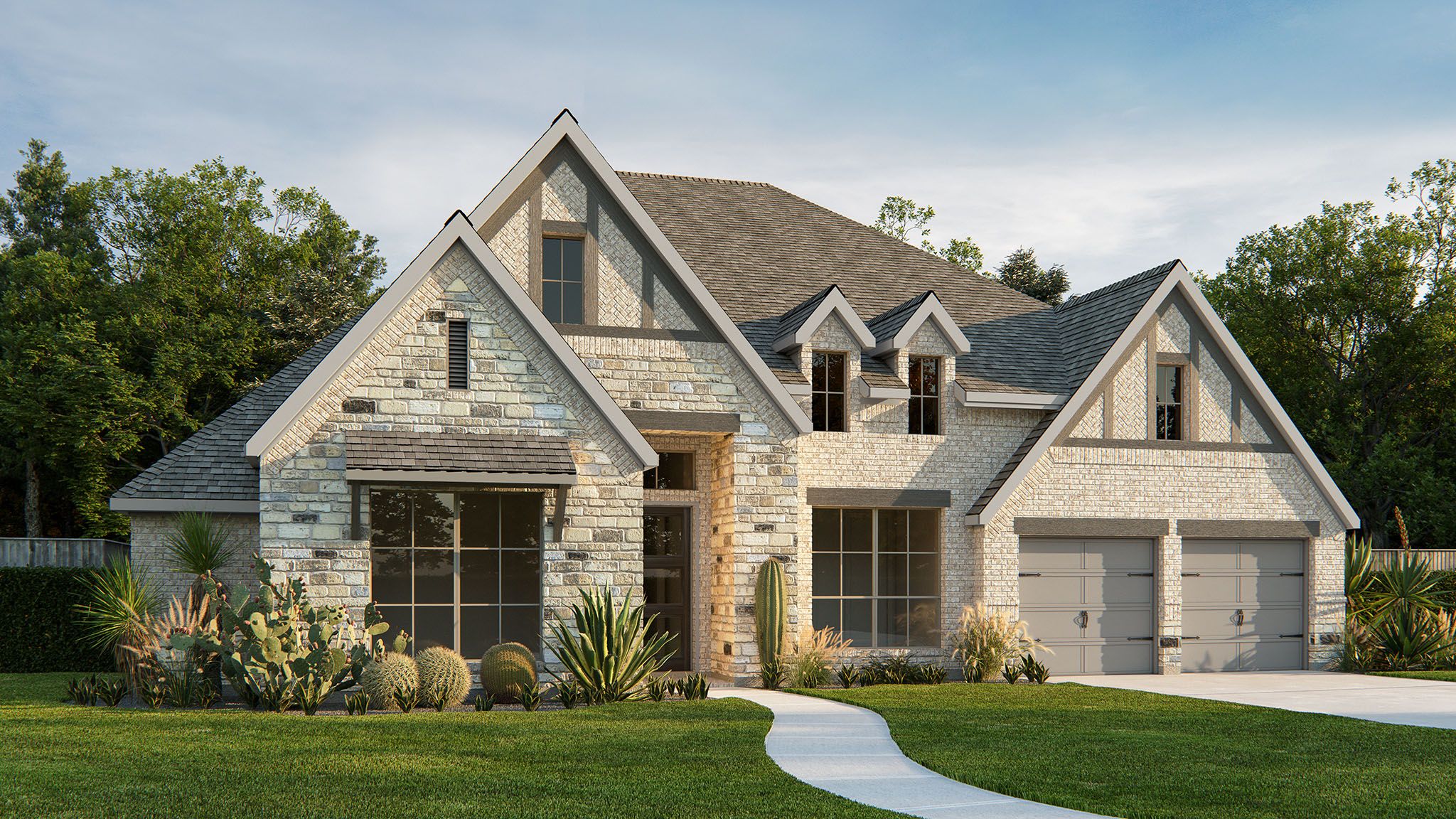 3566W - Sweetgrass 80': Haslet, Texas - Perry Homes