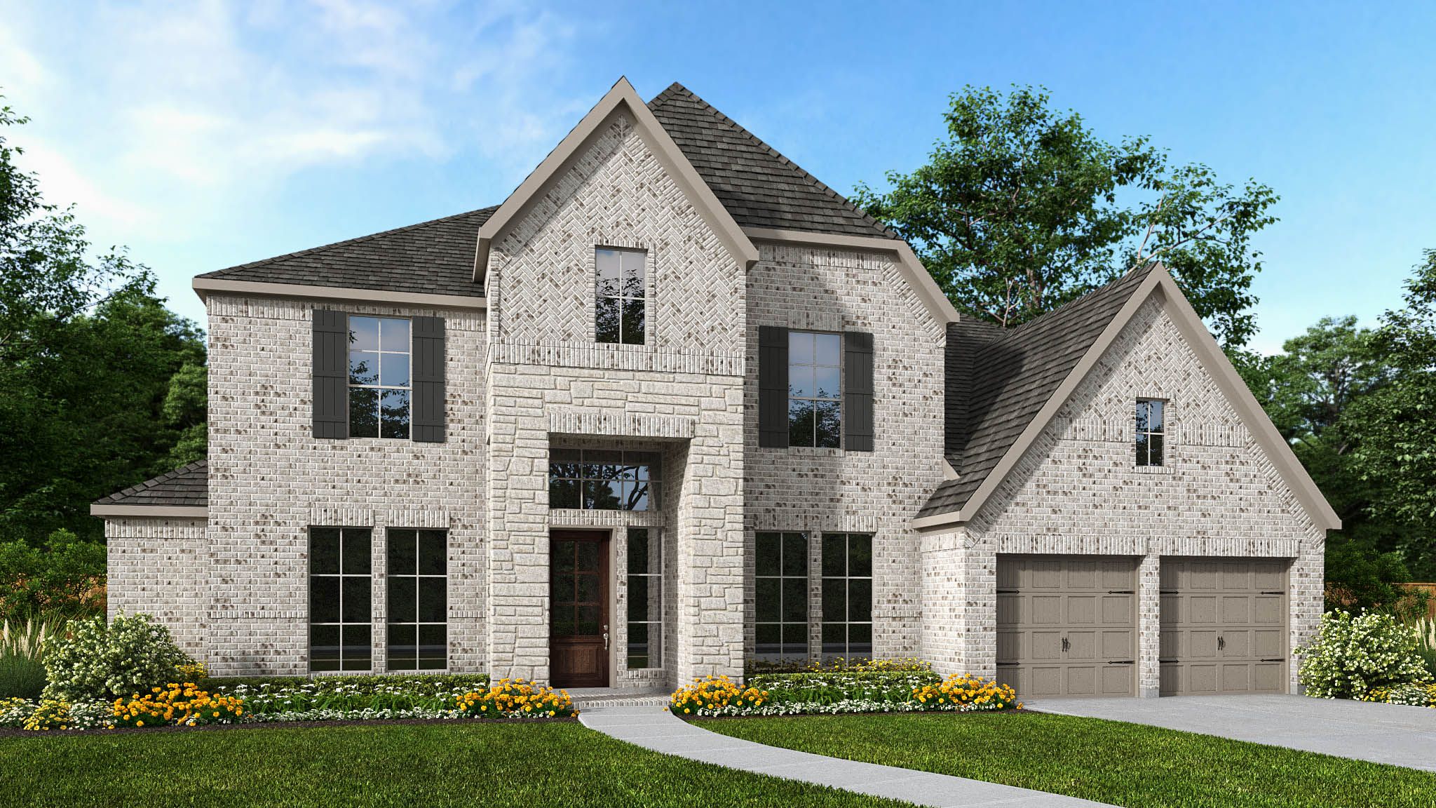 Briarley 70' por Perry Homes en Houston Texas