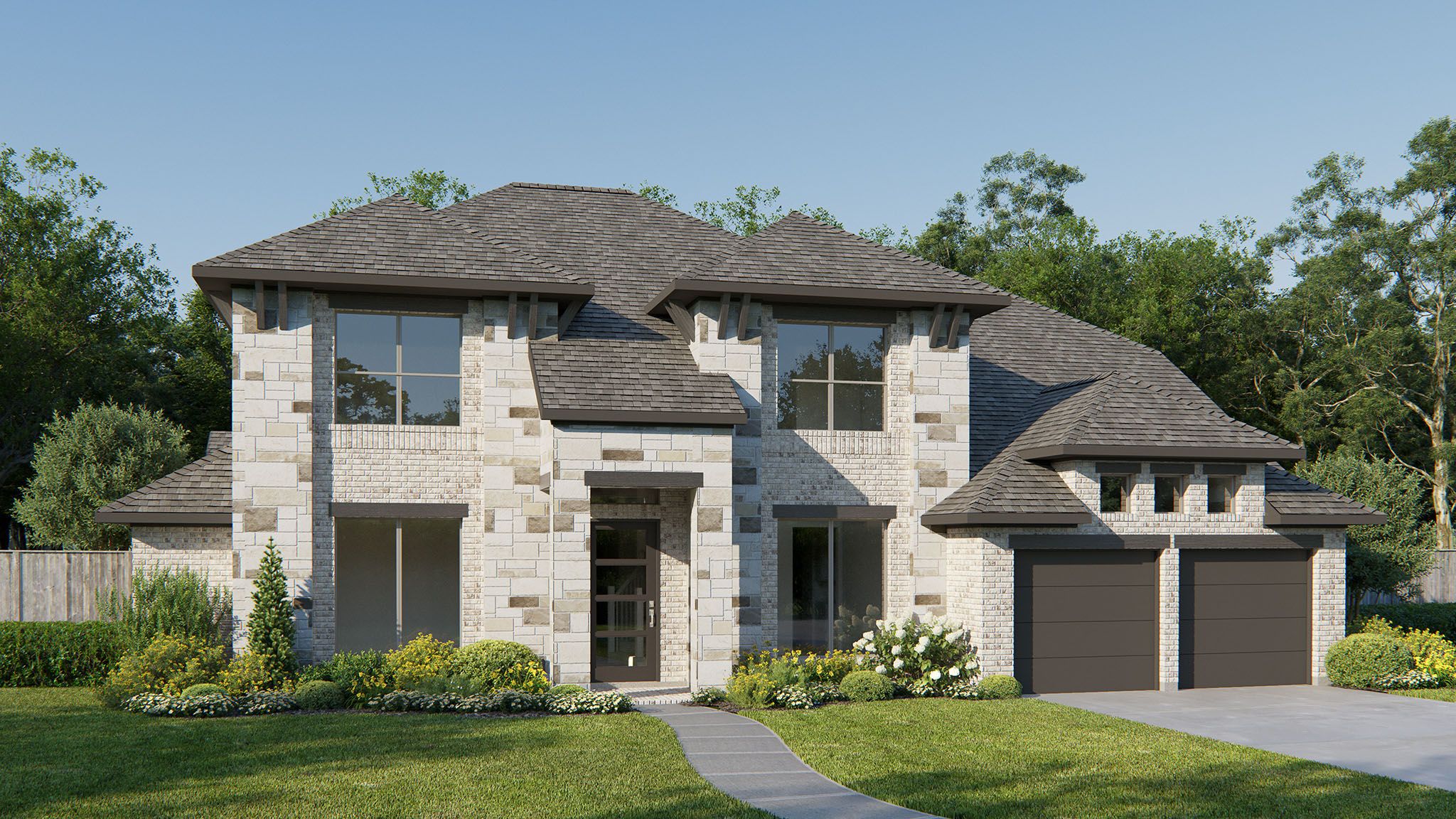 3917W - Palmera Ridge 70': Leander, Texas - Perry Homes