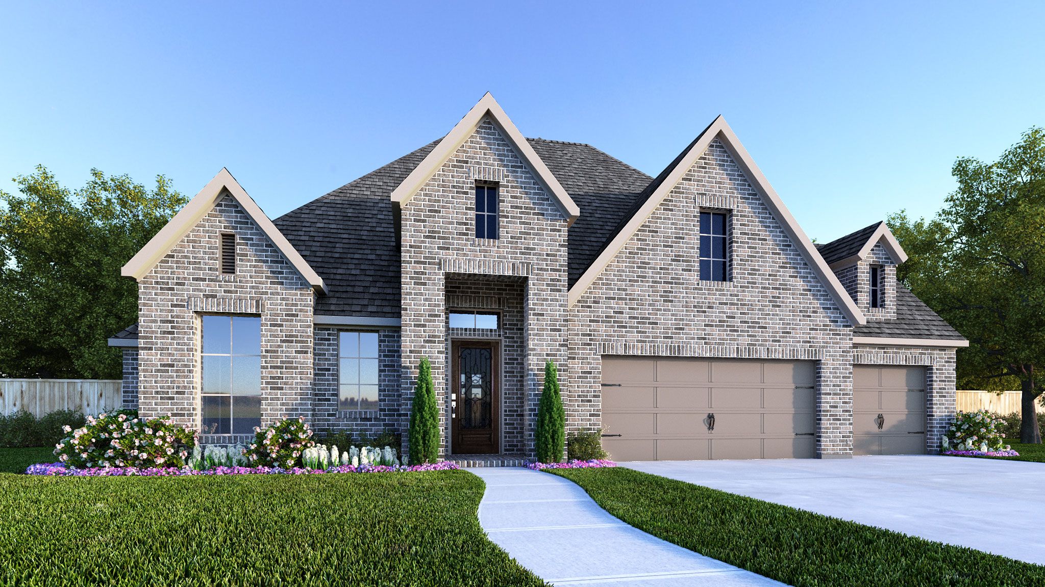 3634W - Briarley 70': Montgomery, Texas - Perry Homes