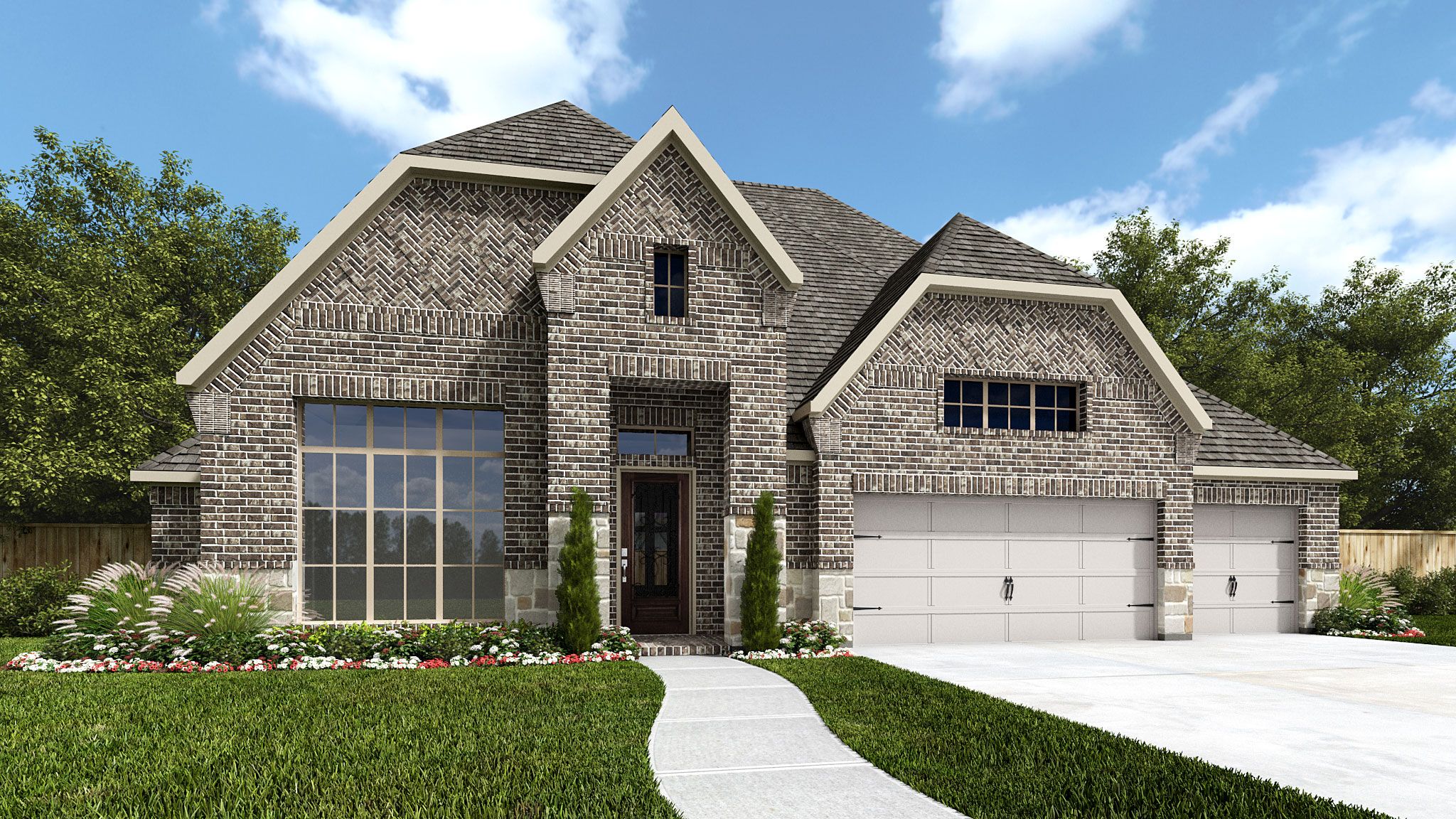 Johnson Ranch 70' por Perry Homes en San Antonio Texas